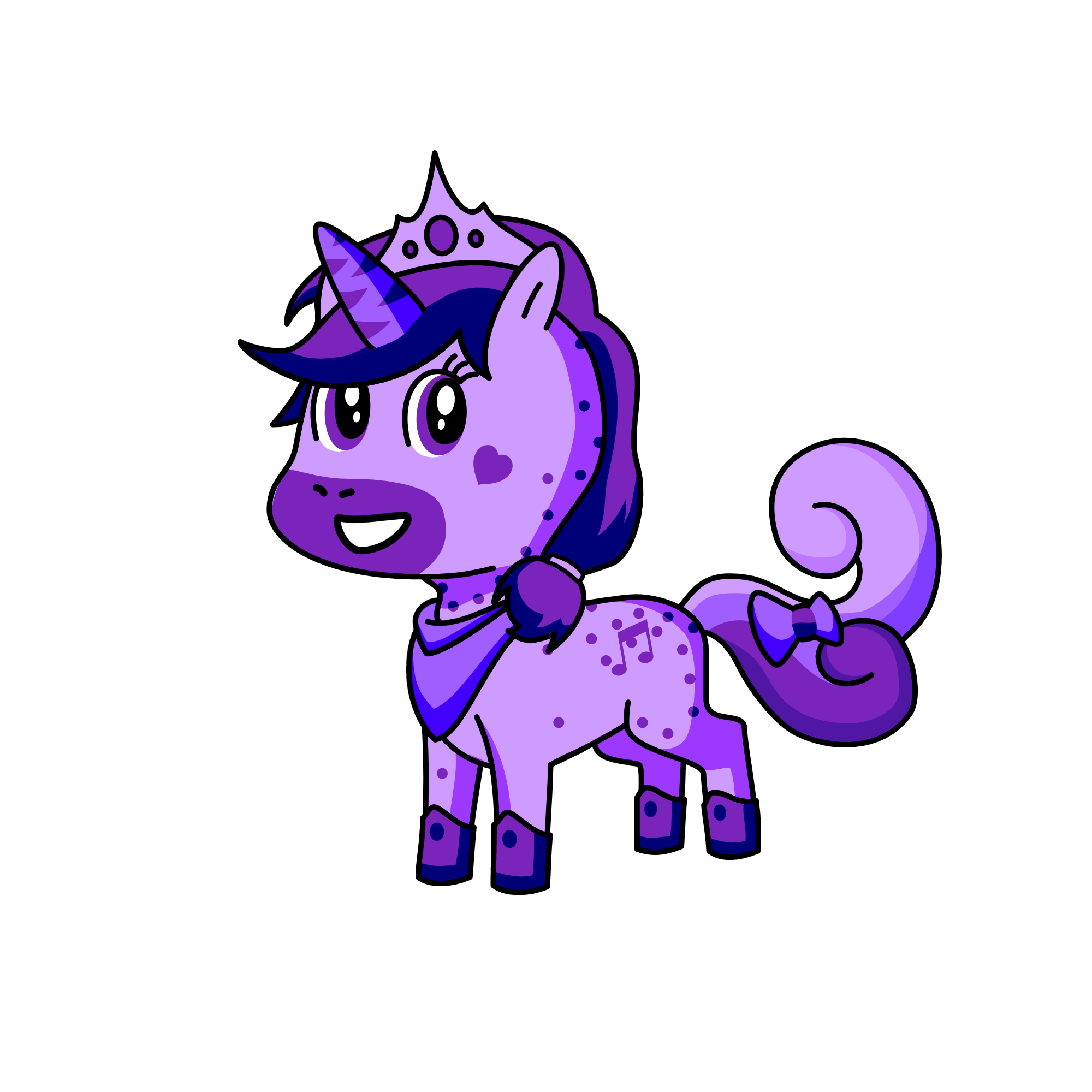 I purple u BTS, the unicorn