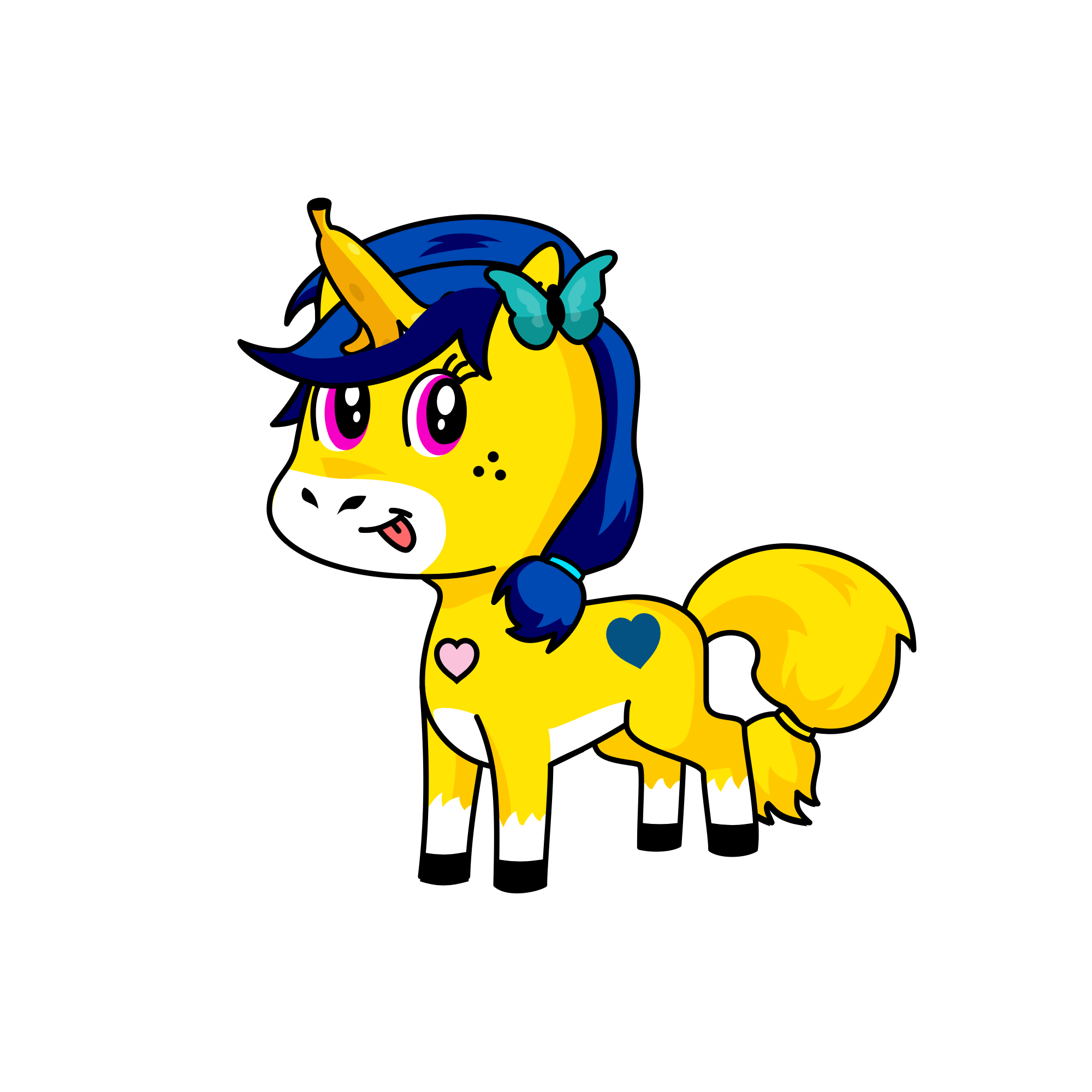 Lalala, the unicorn