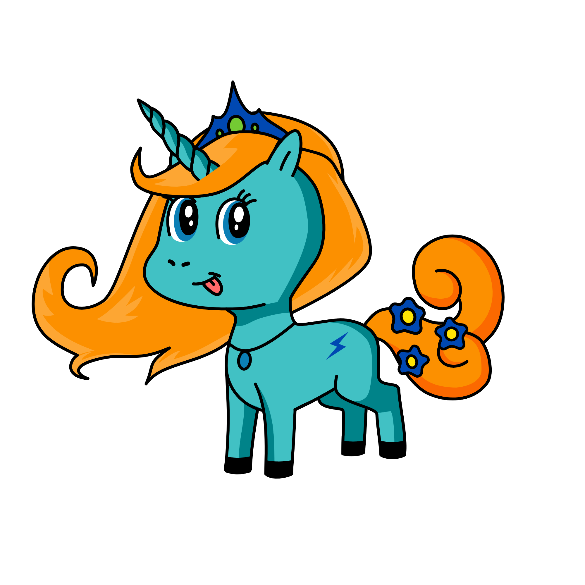 Nevaeh, the unicorn