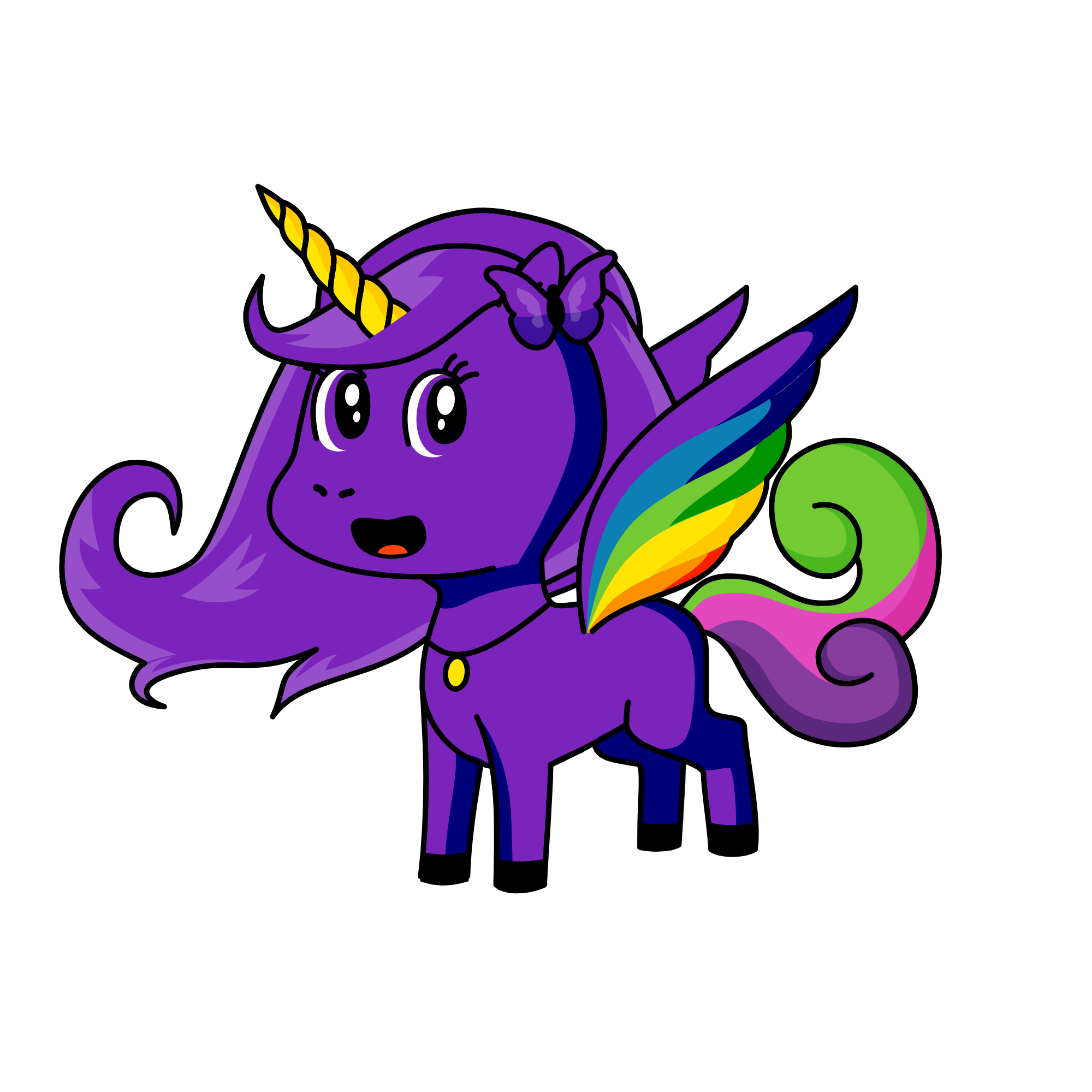 love able freeman, the unicorn
