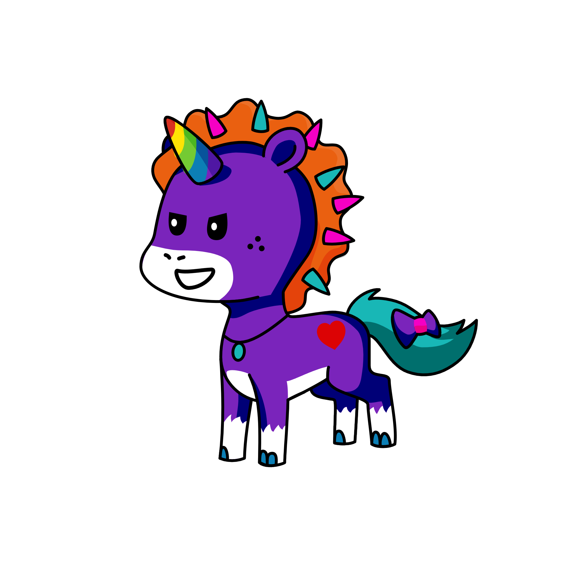 spike, the unicorn