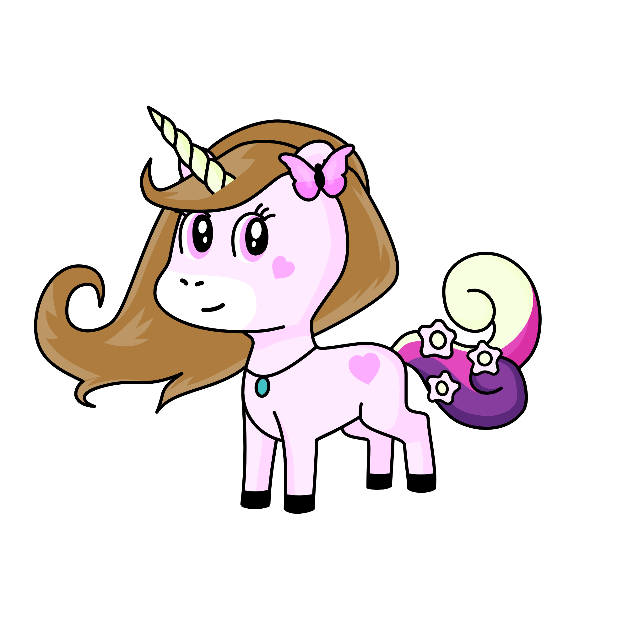 Fluttershy 💗, the unicorn