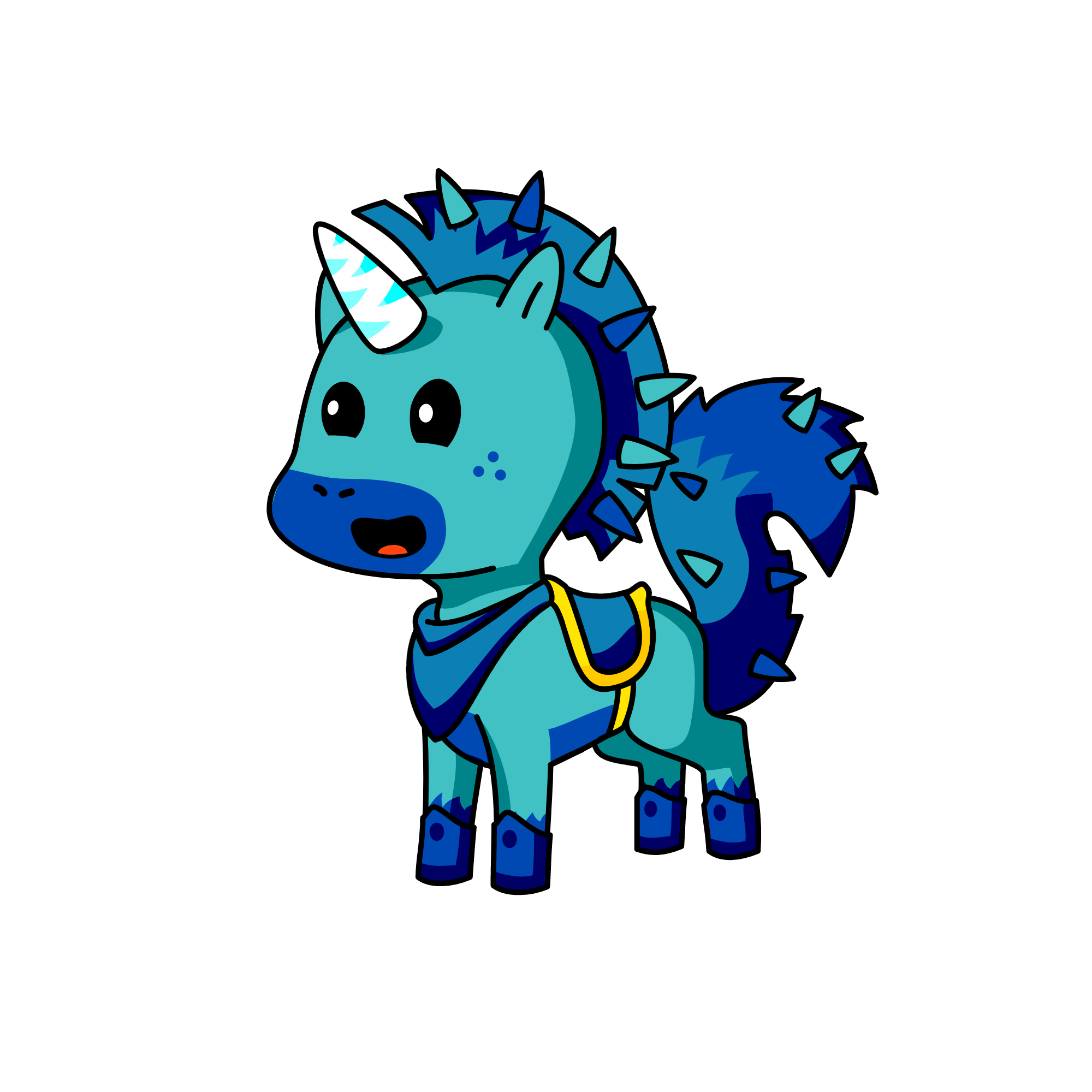 cominjeffyioocanduitshowashowcandabakintuit, the unicorn