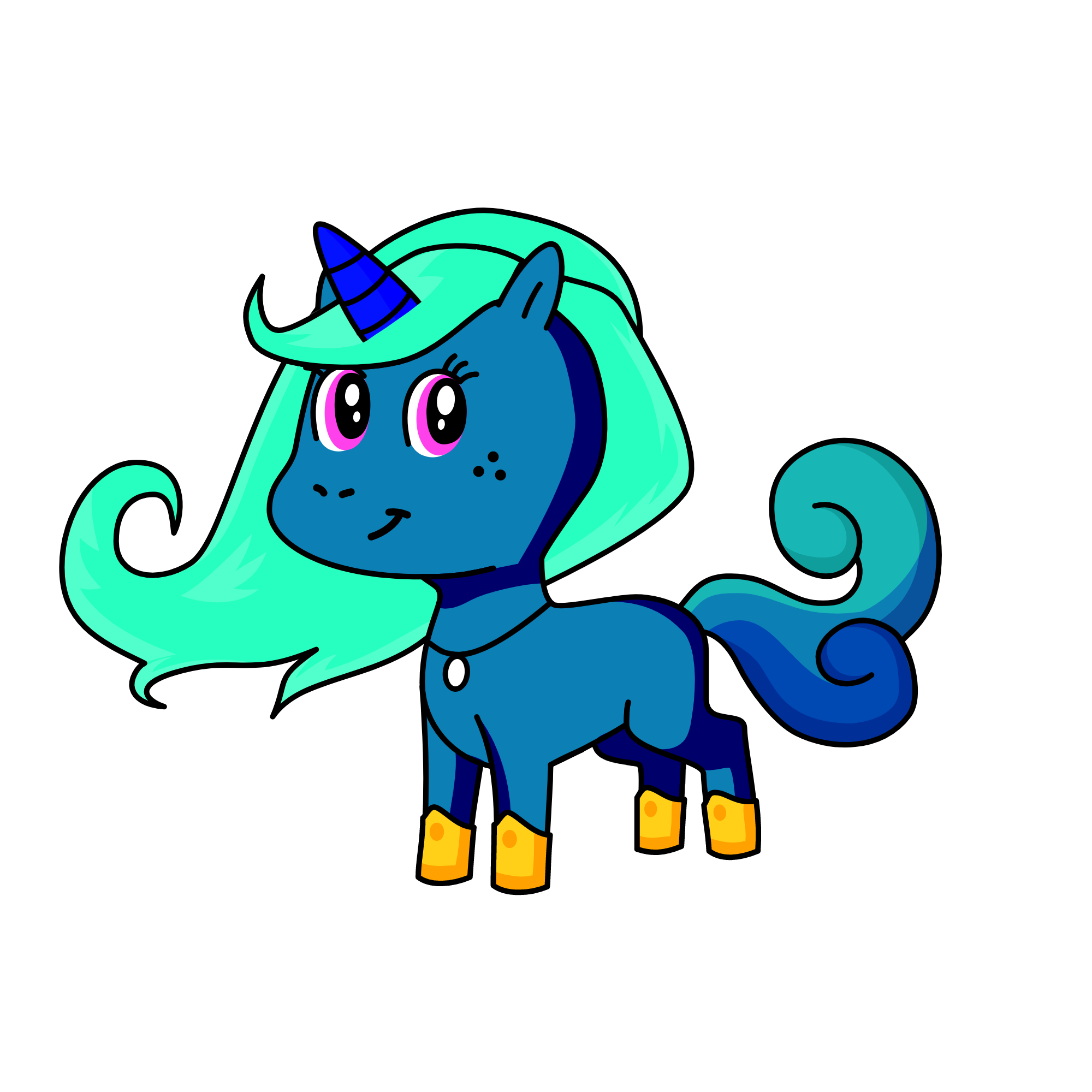 Princess Luna, the unicorn