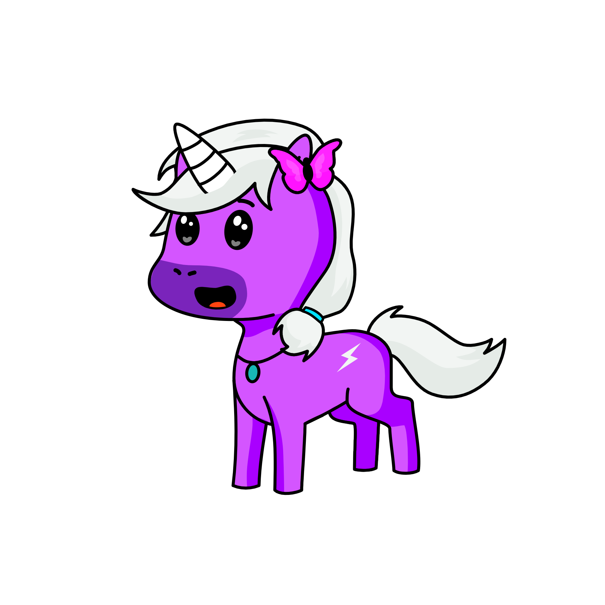 Crystal, the unicorn