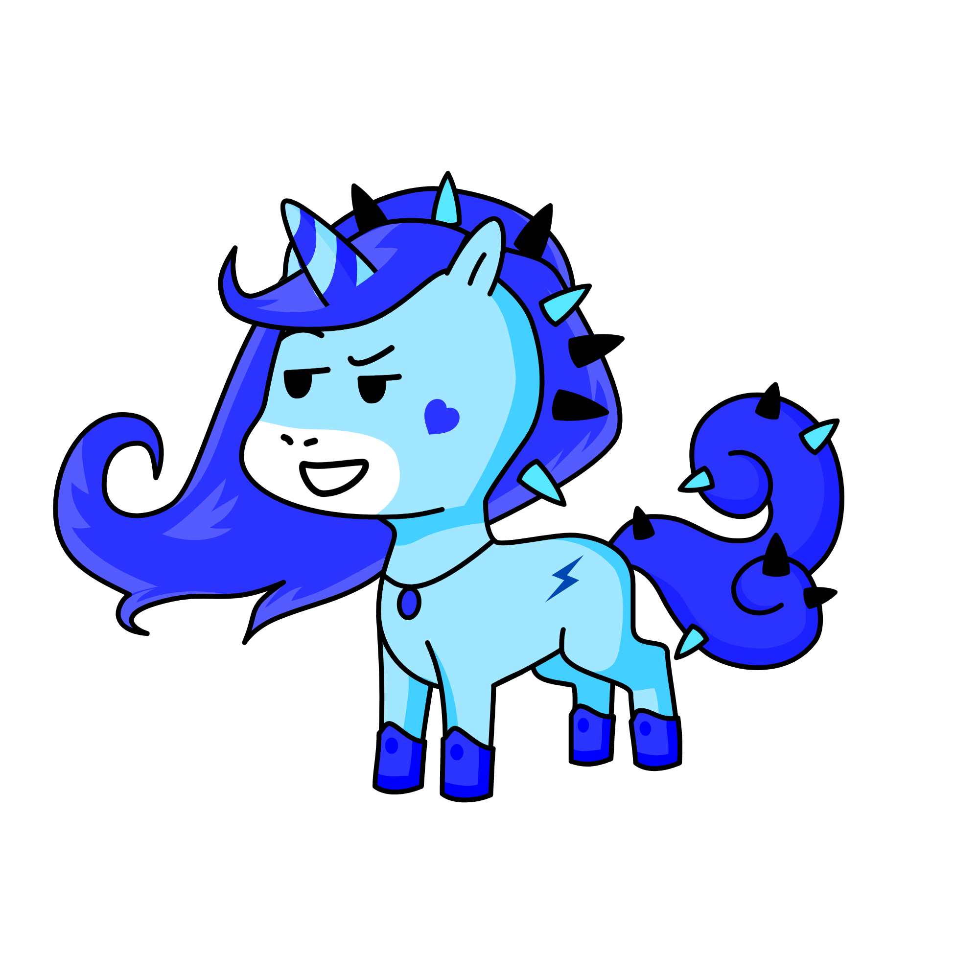 Rainbow dash⚡, the unicorn