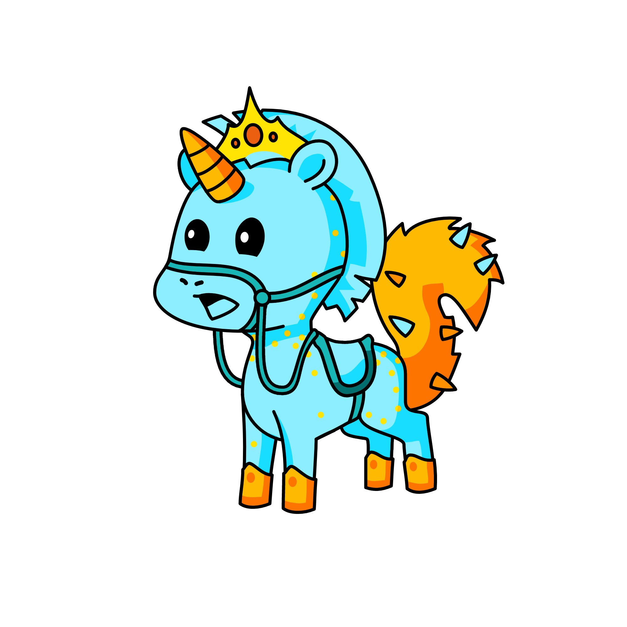 BlueyKing, the unicorn