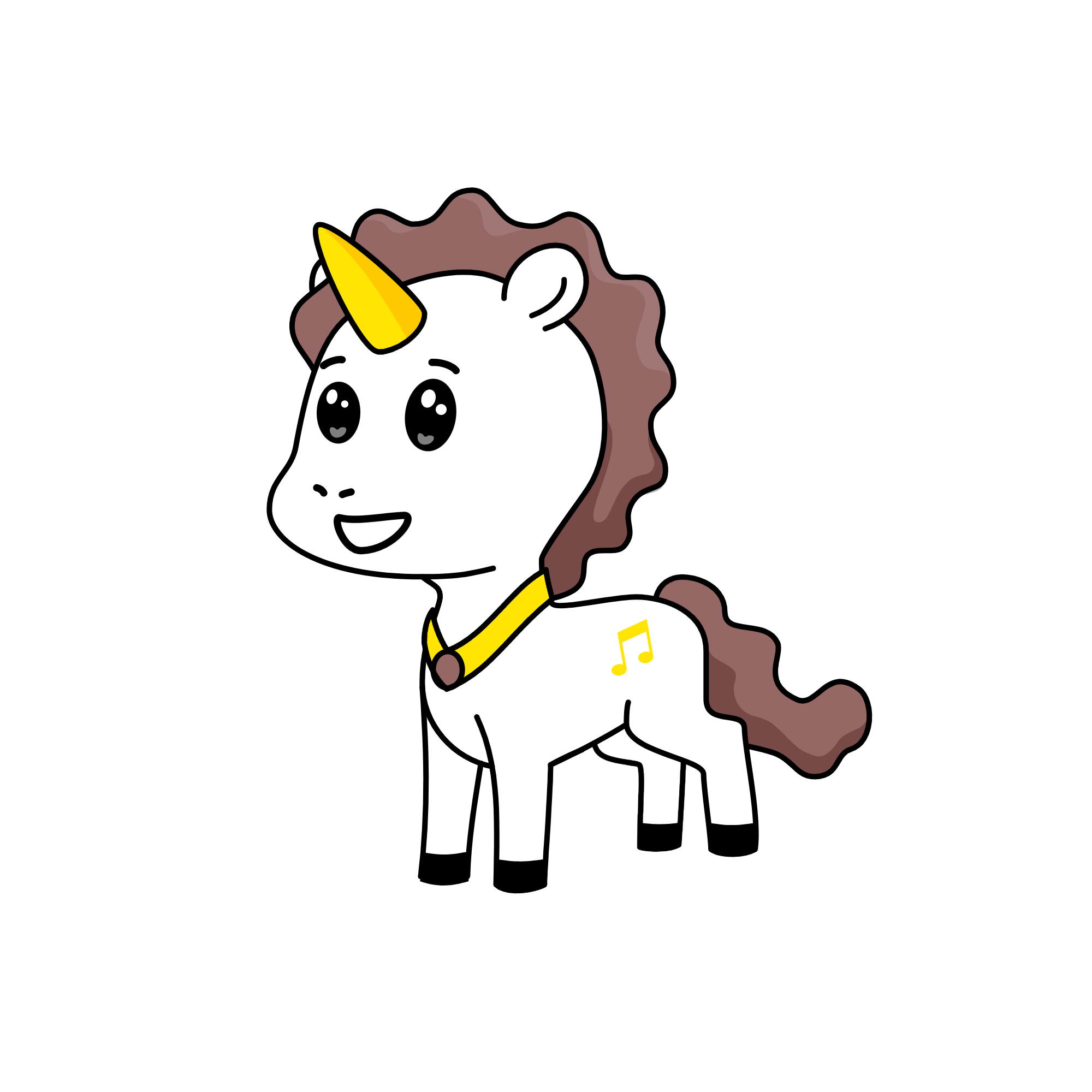 Snowy, the unicorn