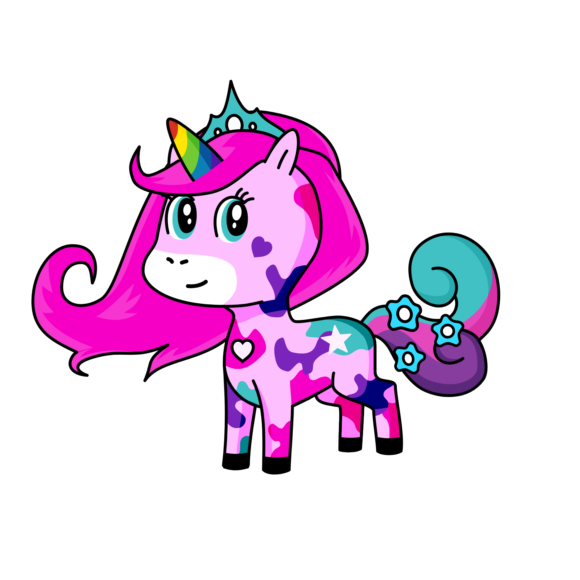 Snowy, the unicorn