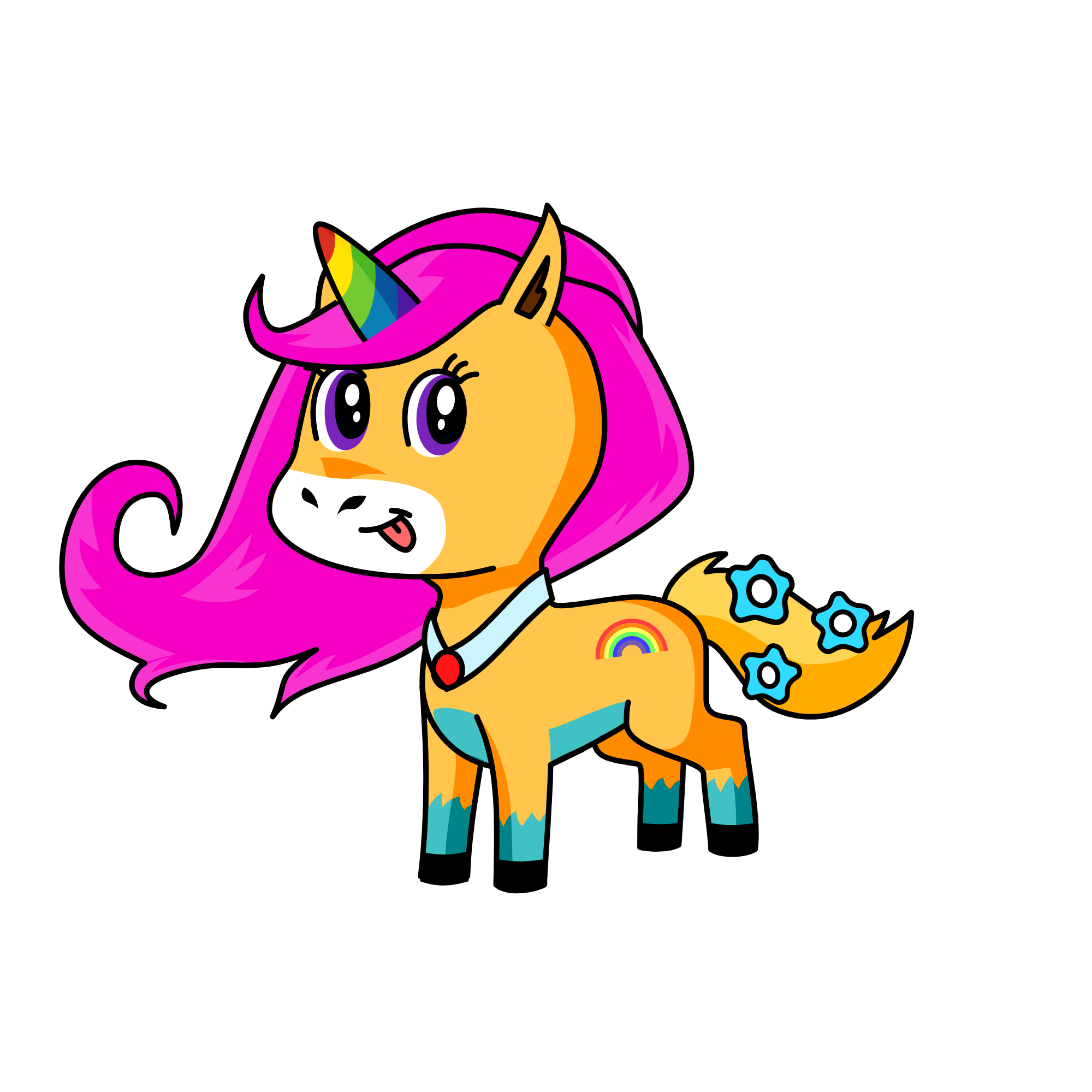 Sunshine, the unicorn