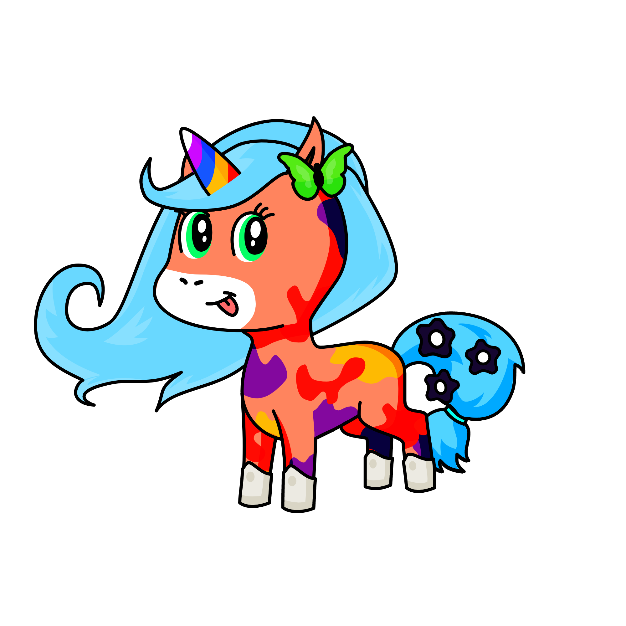 punky, the unicorn