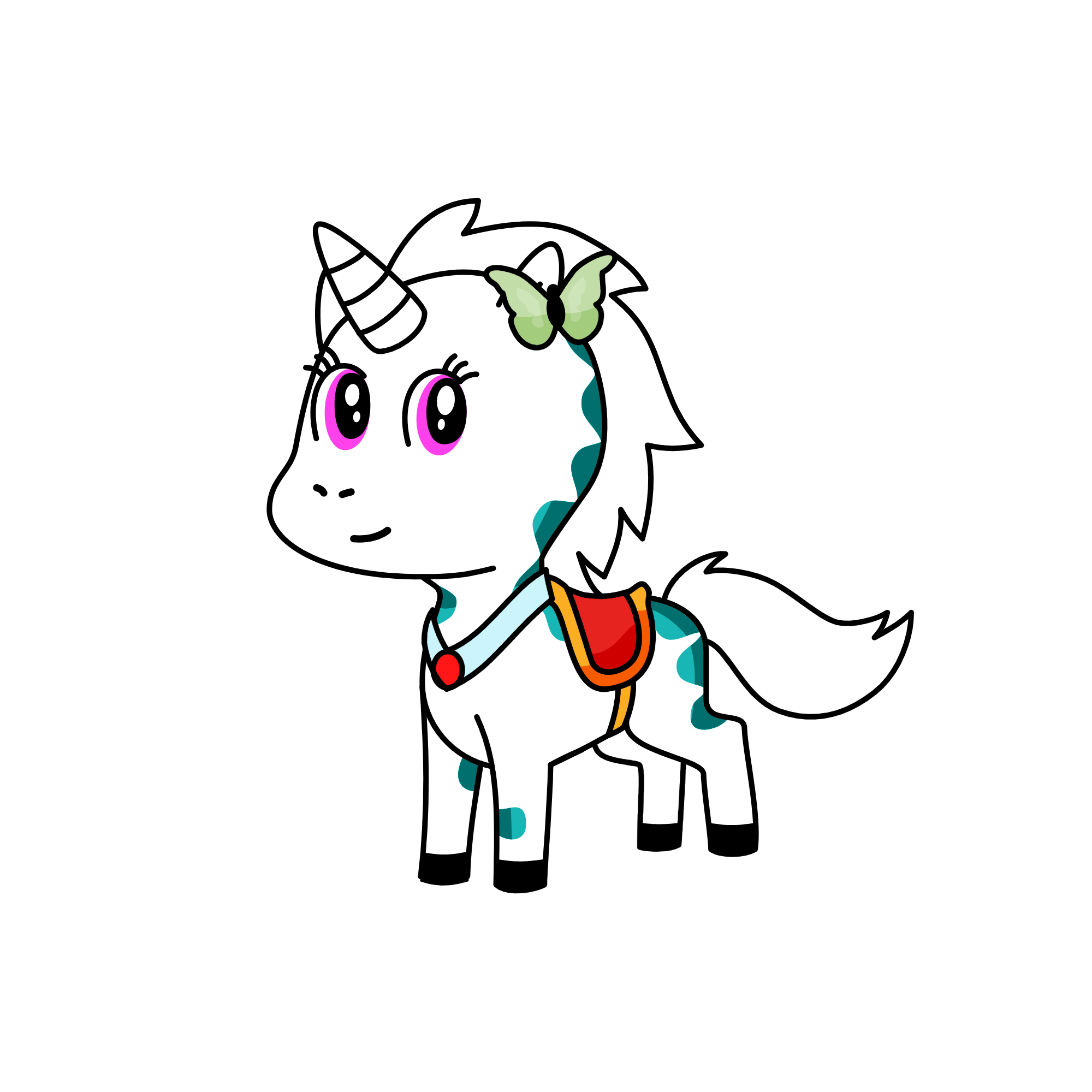 h, the unicorn