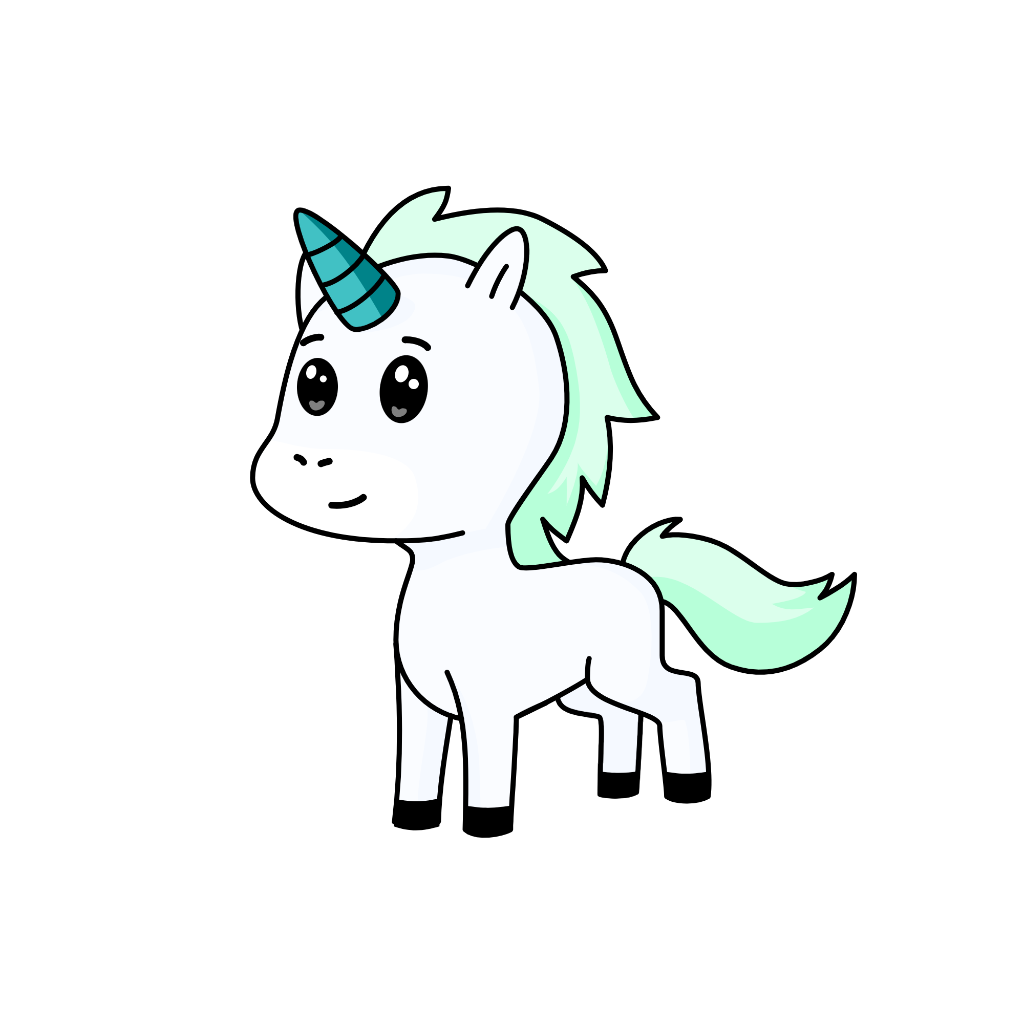 Mint, the unicorn