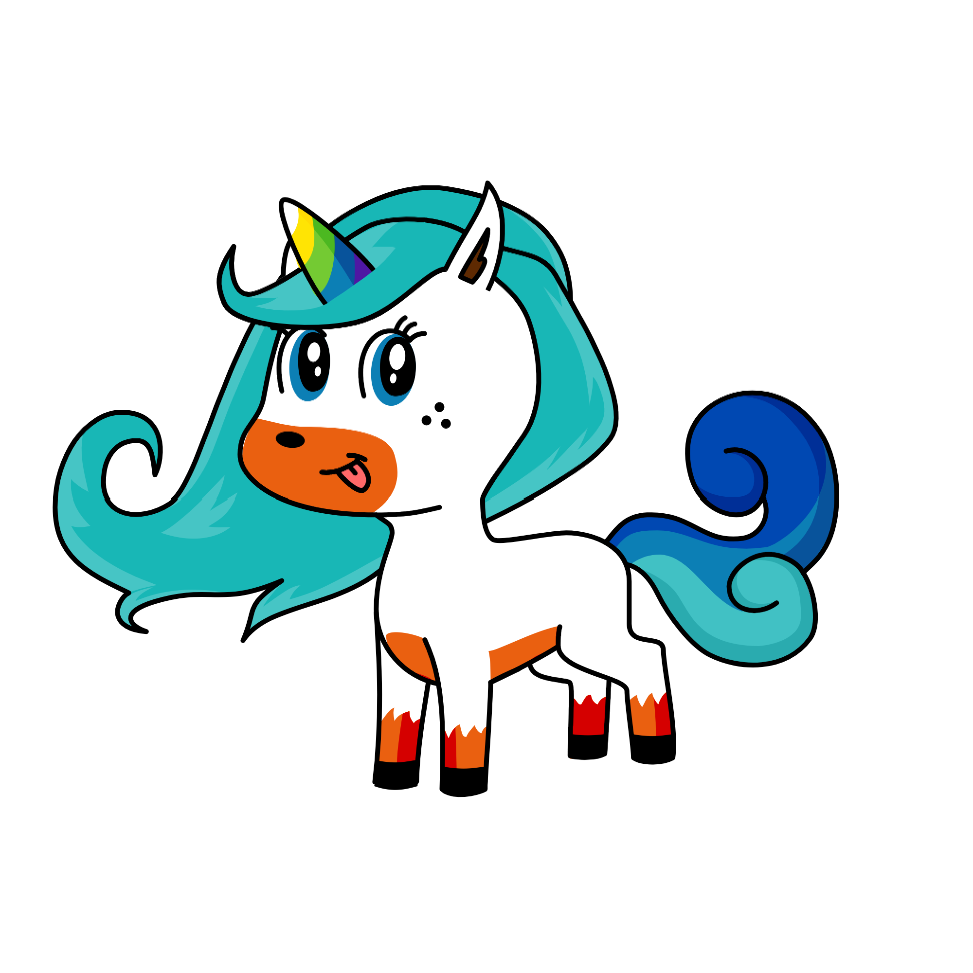 Odette, the unicorn