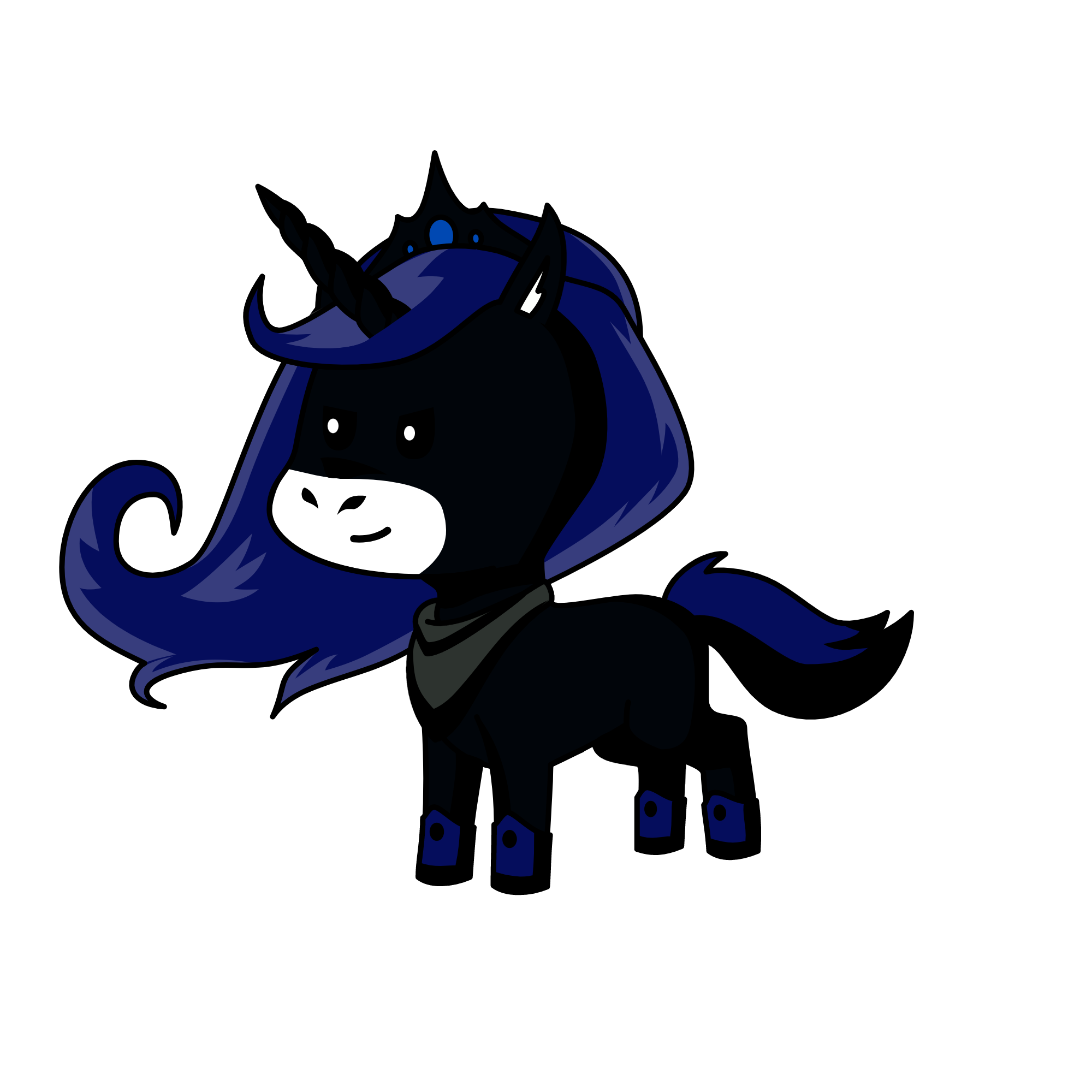 Mistress of Evil, the unicorn