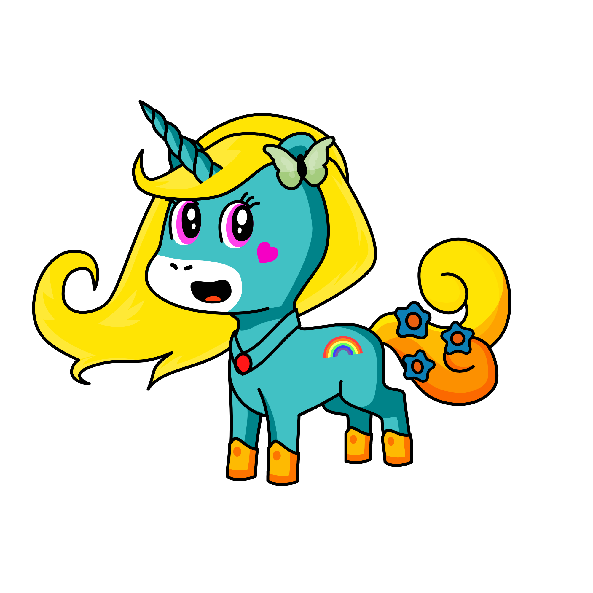 hi, the unicorn