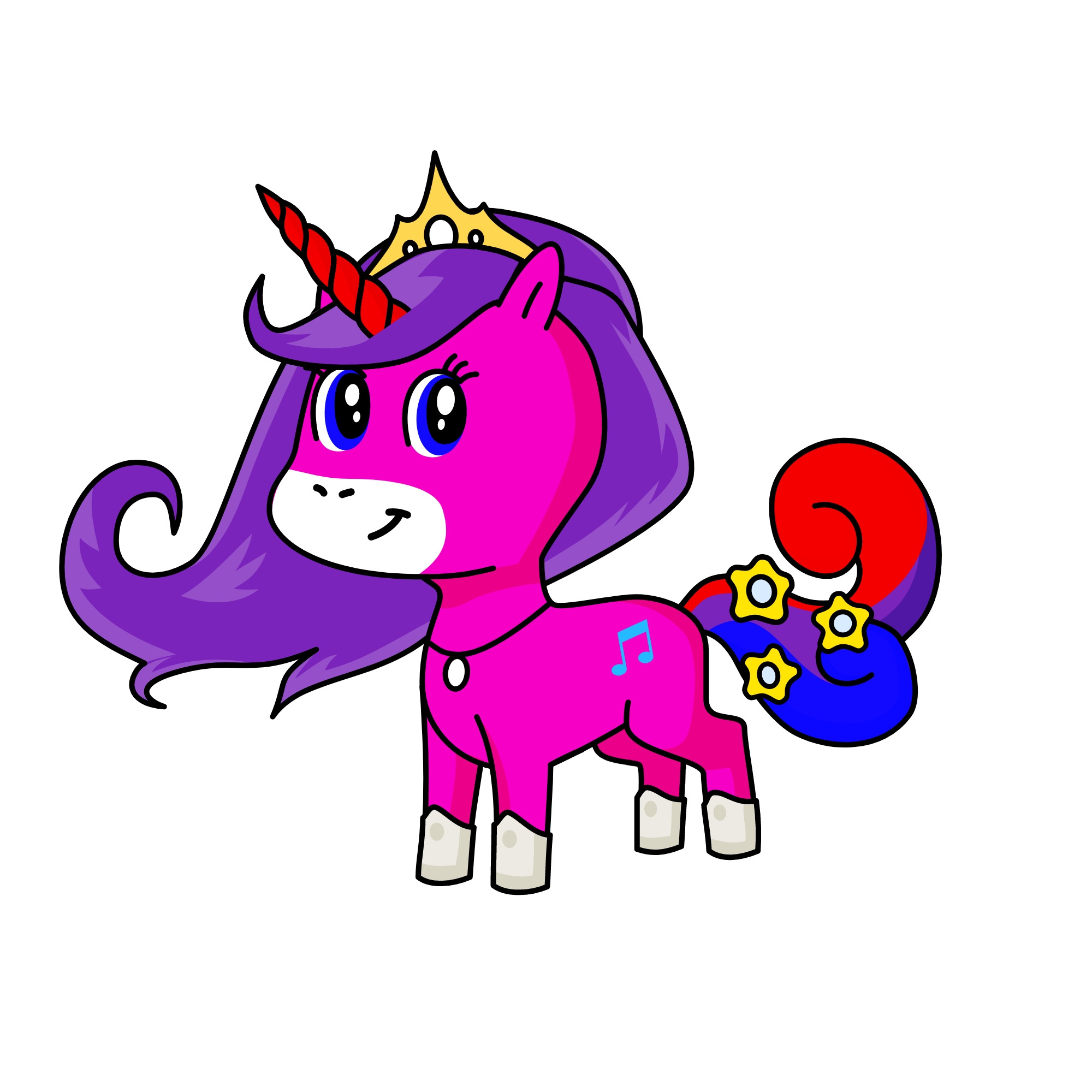 Queenie, the unicorn