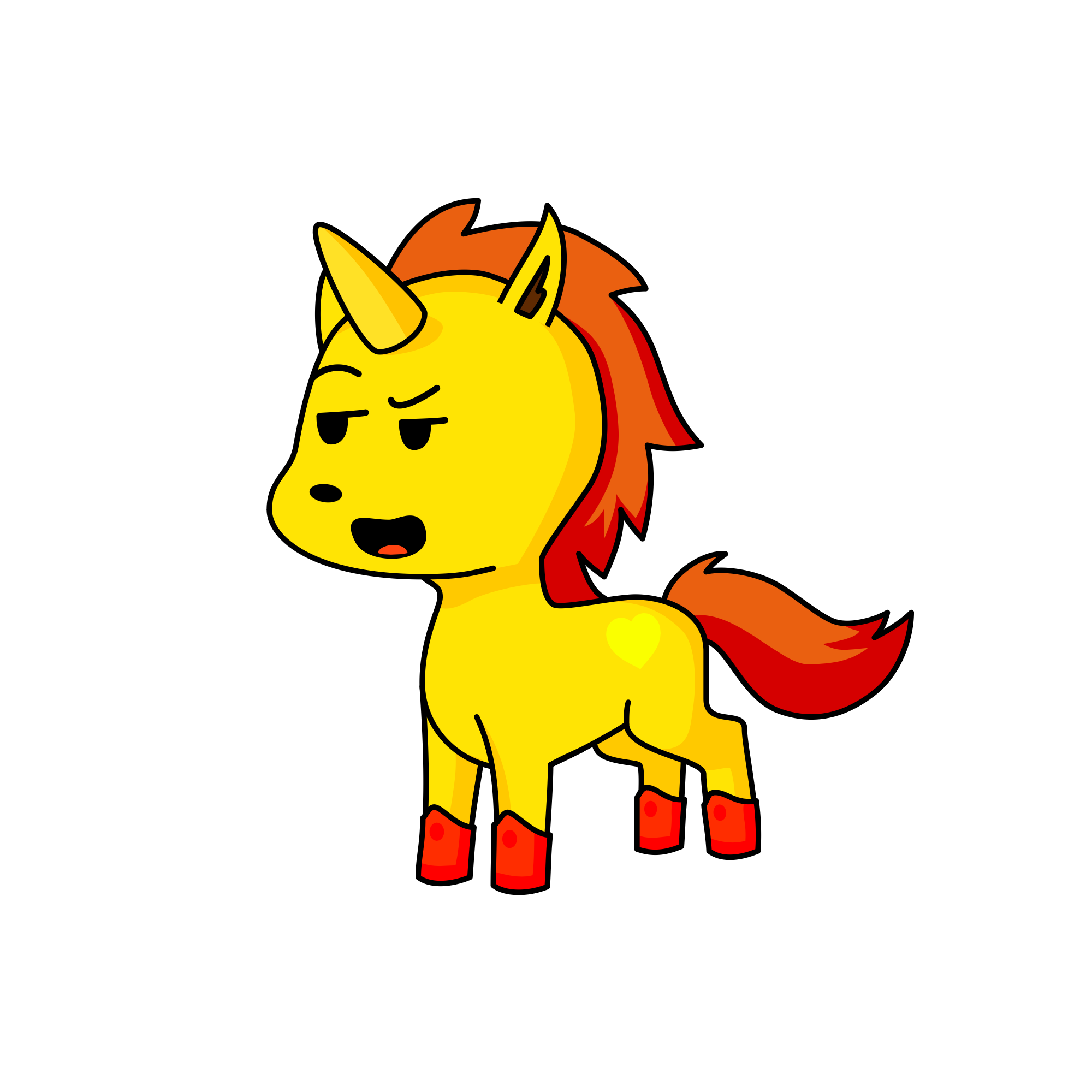 Aa, the unicorn