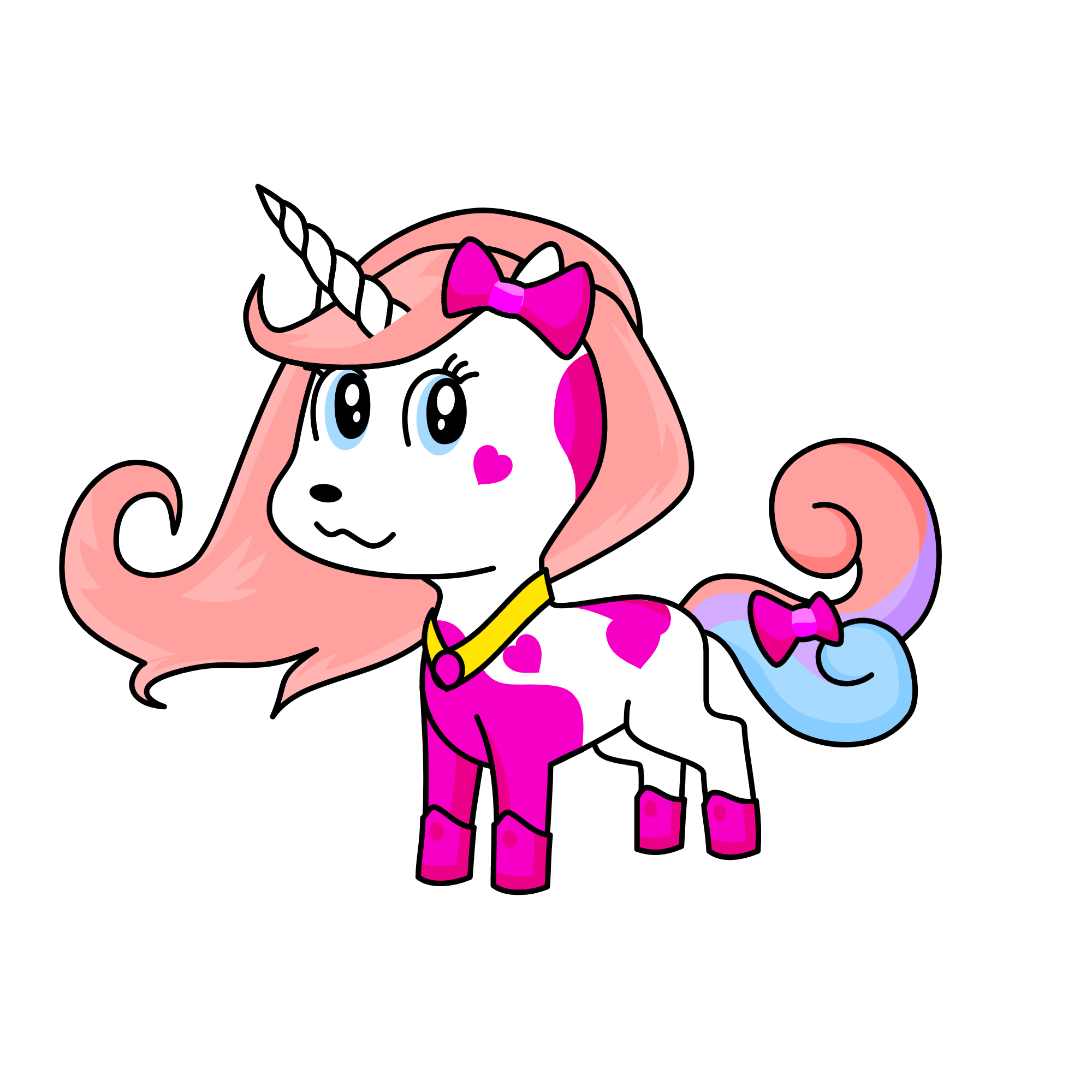 Candy, the unicorn