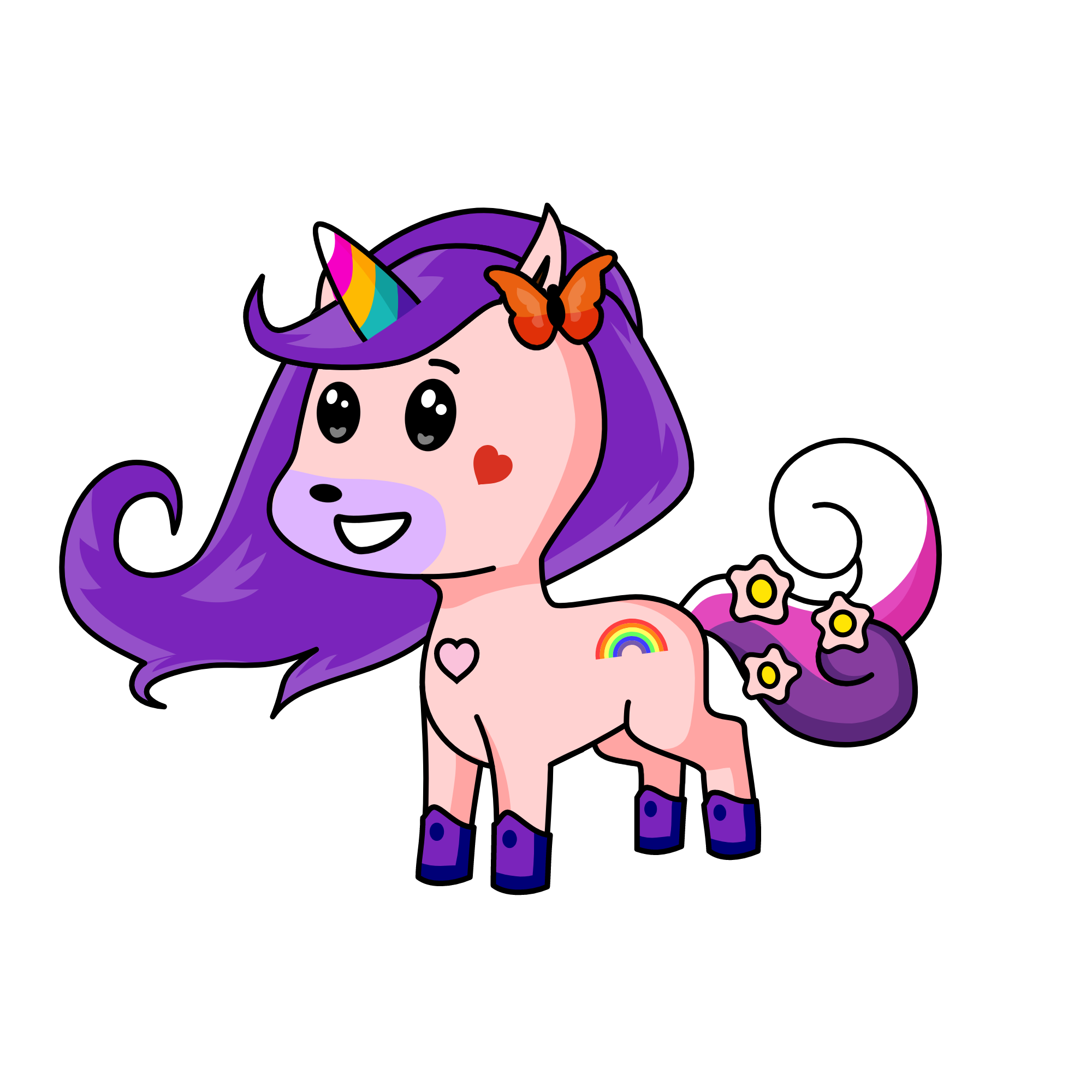 rainbowei, the unicorn