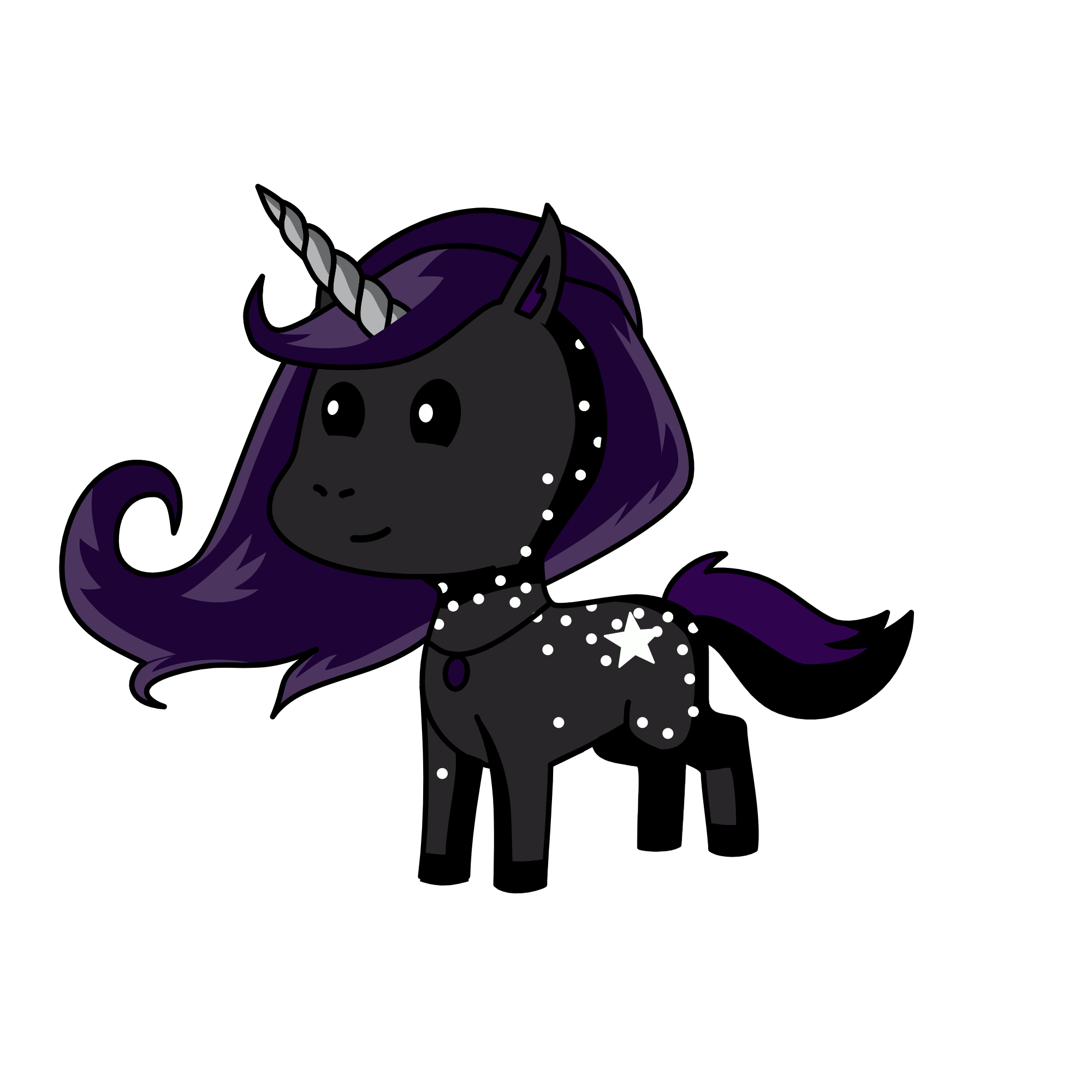 Midnight, the unicorn