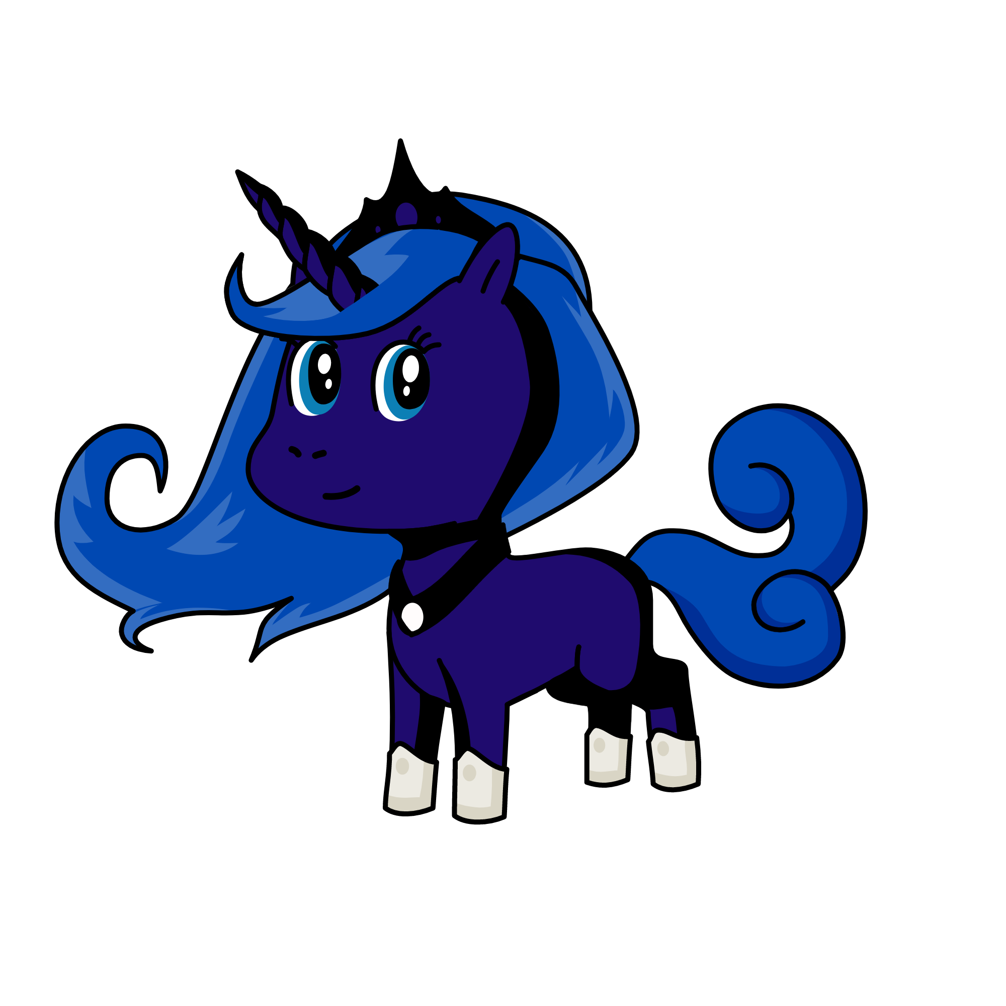 Princess Luna, the unicorn