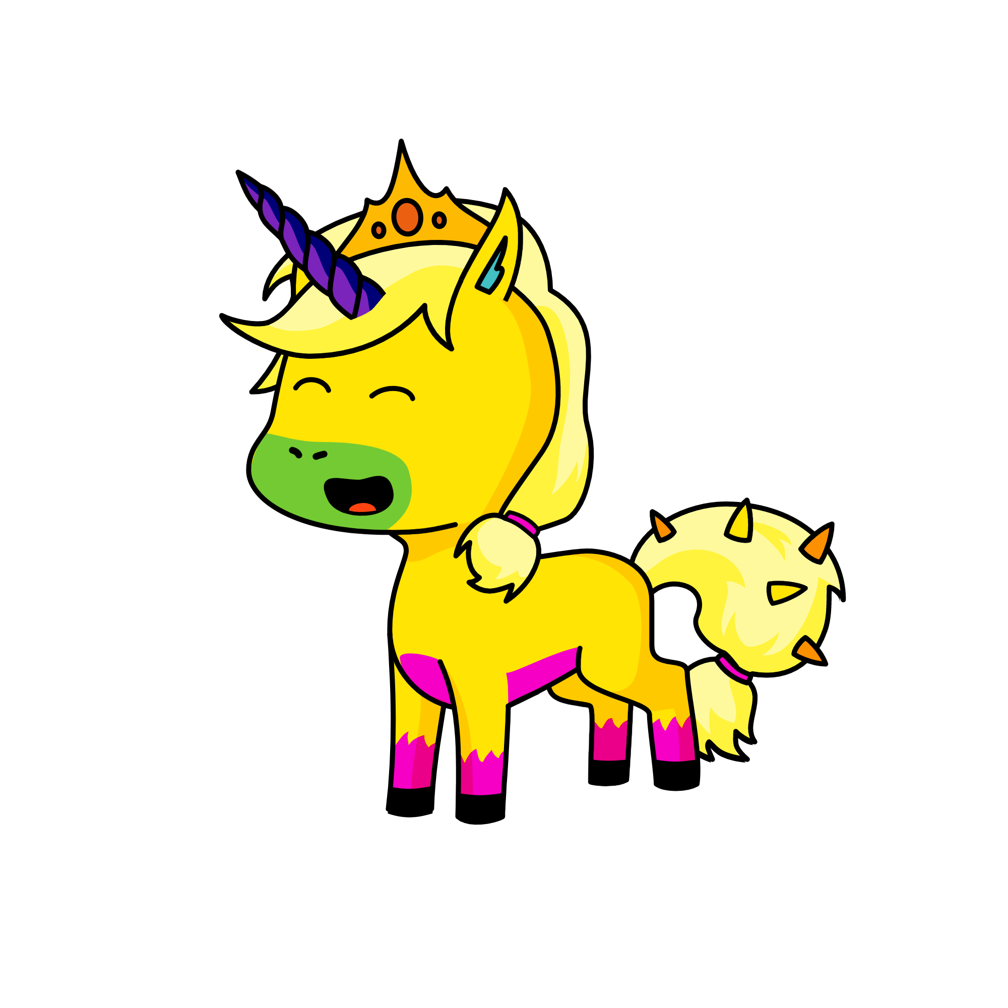 Foxy ann, the unicorn
