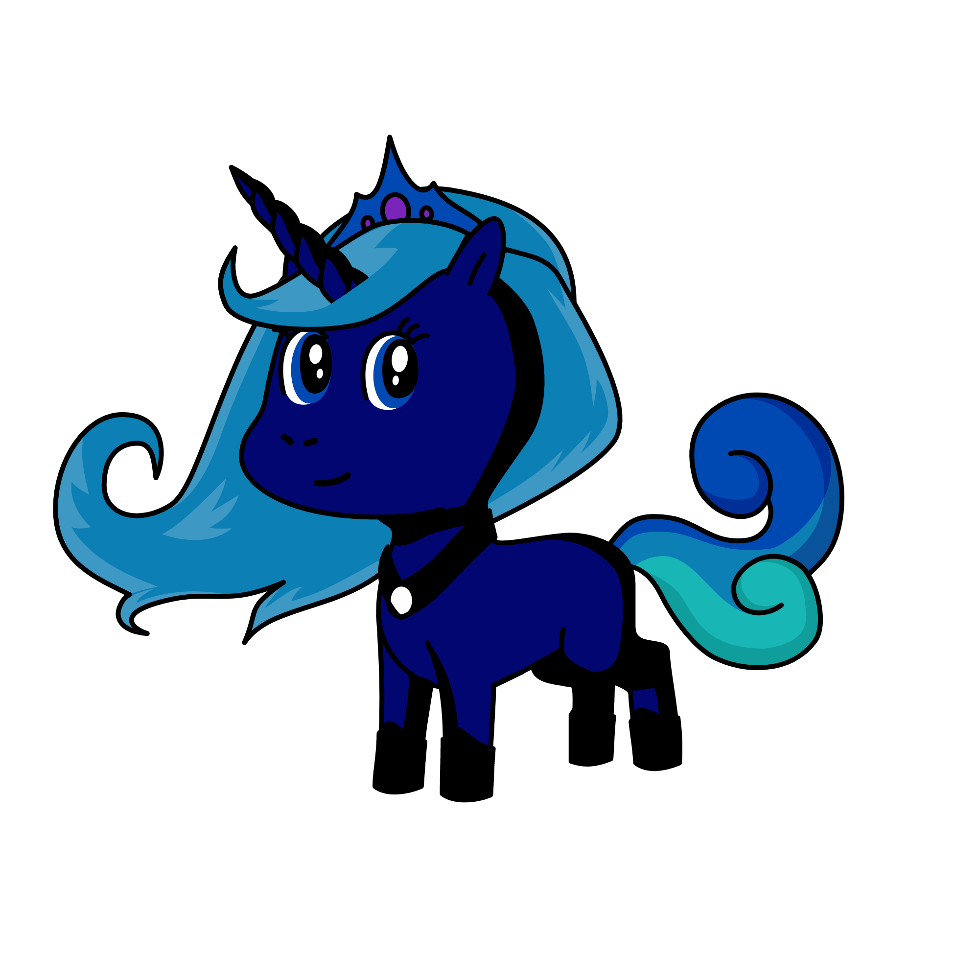 Princess Luna, the unicorn