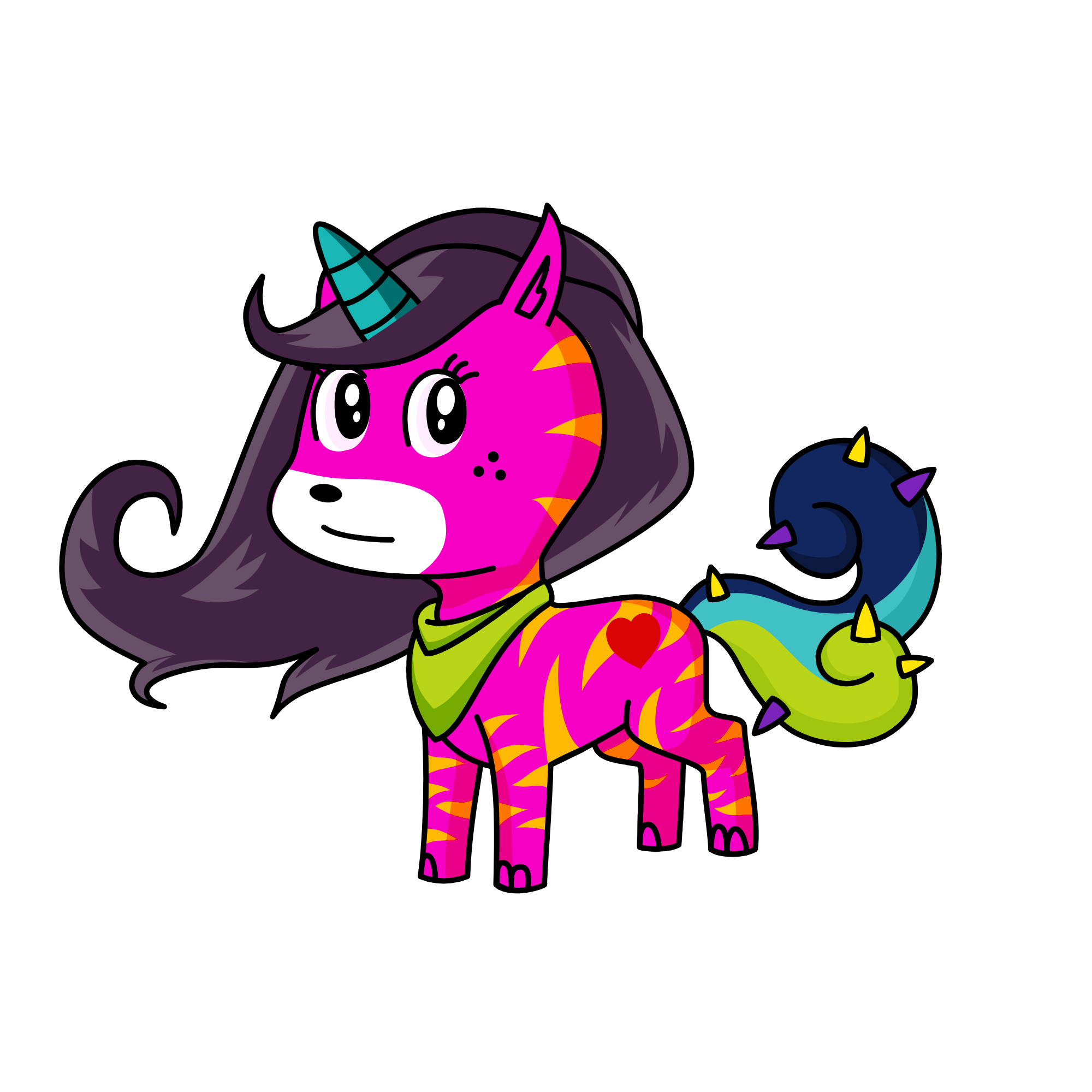 Snowy, the unicorn