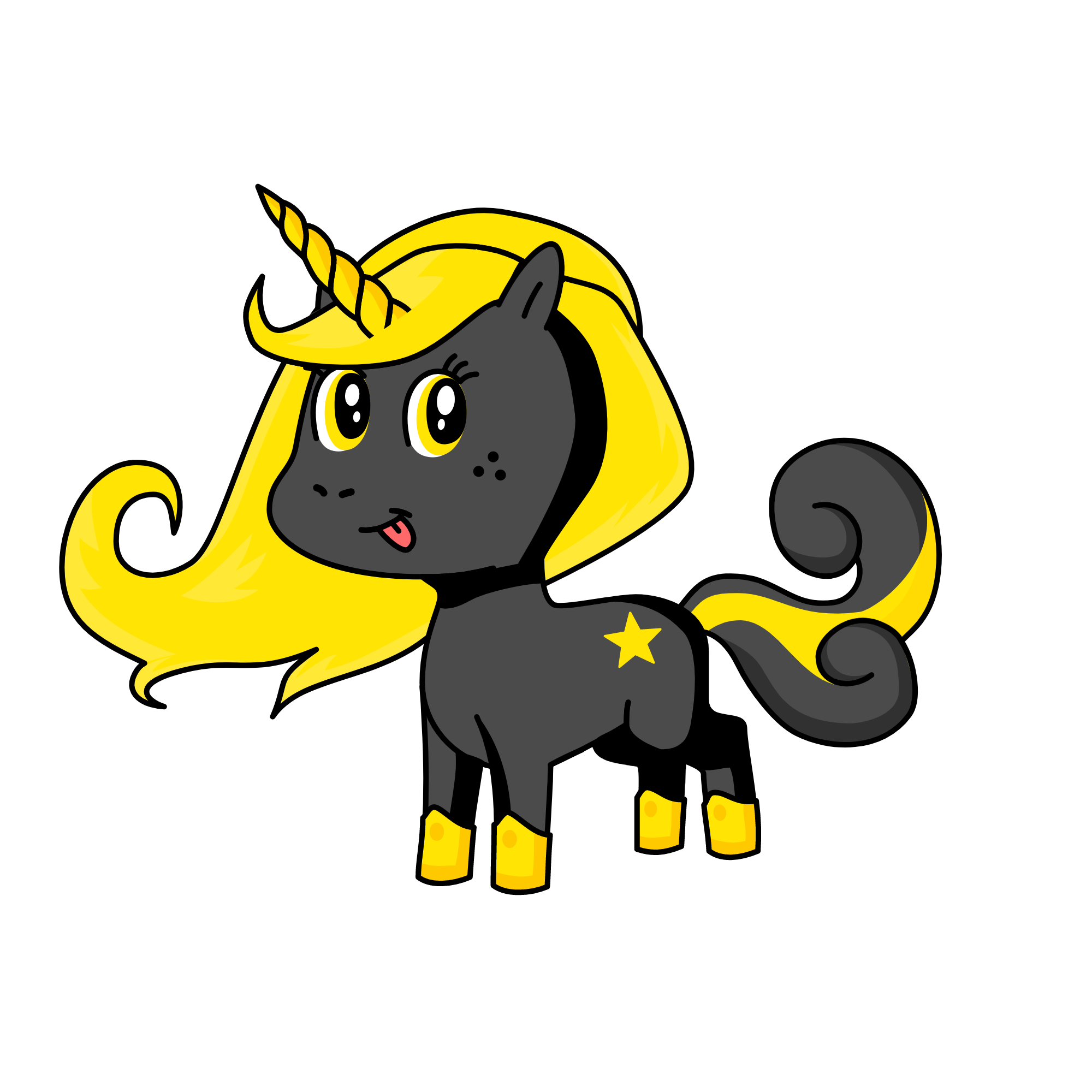 Happy new yearr :P, the unicorn