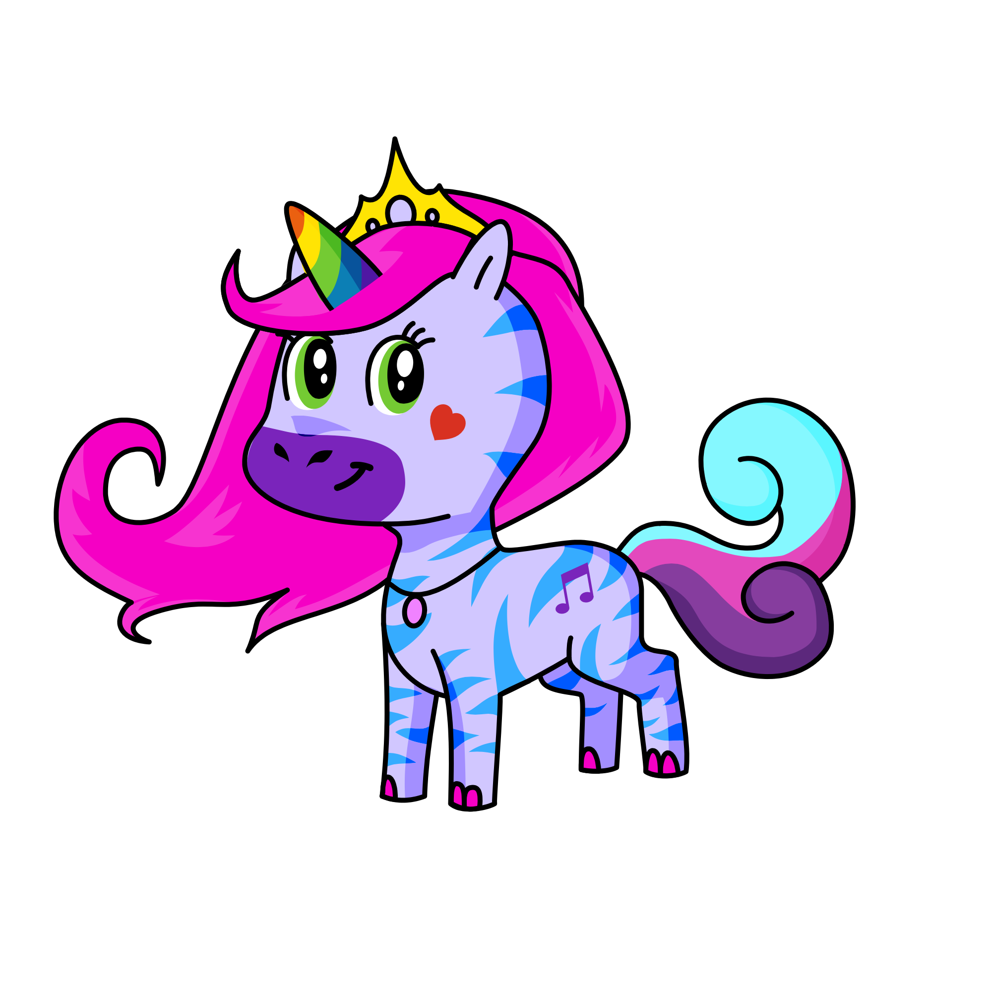Jasmine, the unicorn