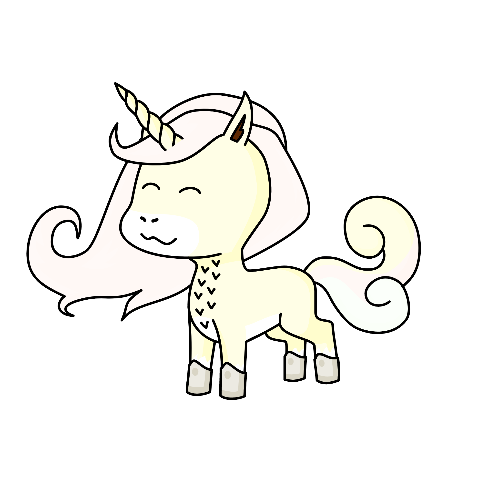 winter, the unicorn