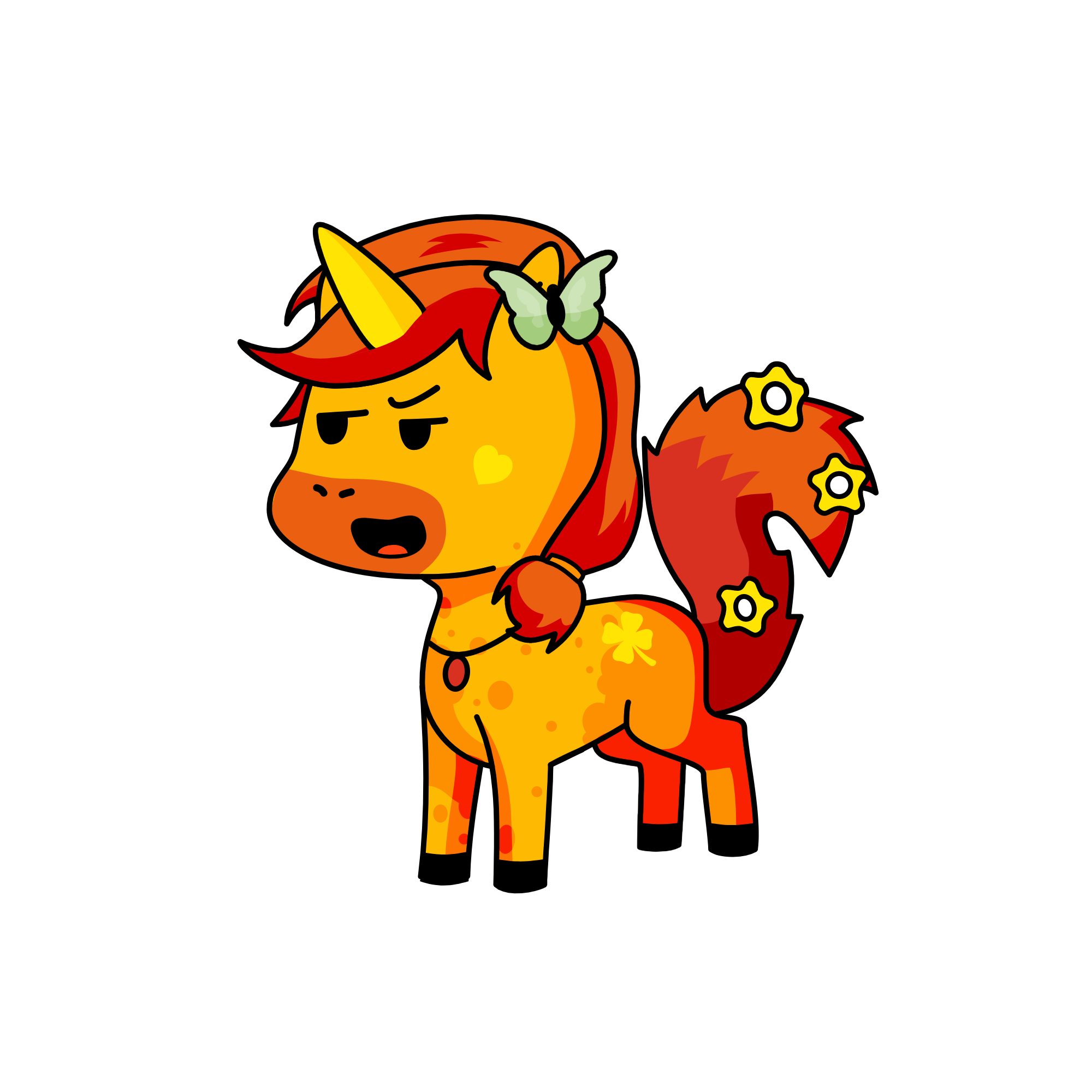light shadow, the unicorn