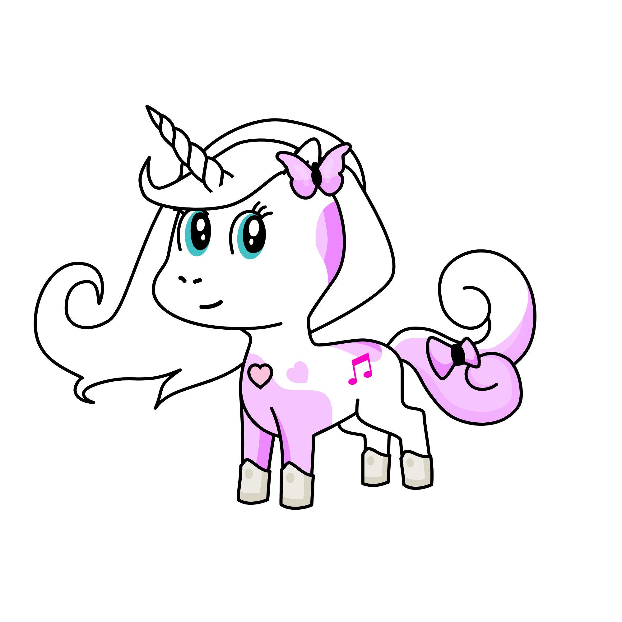 pinky, the unicorn