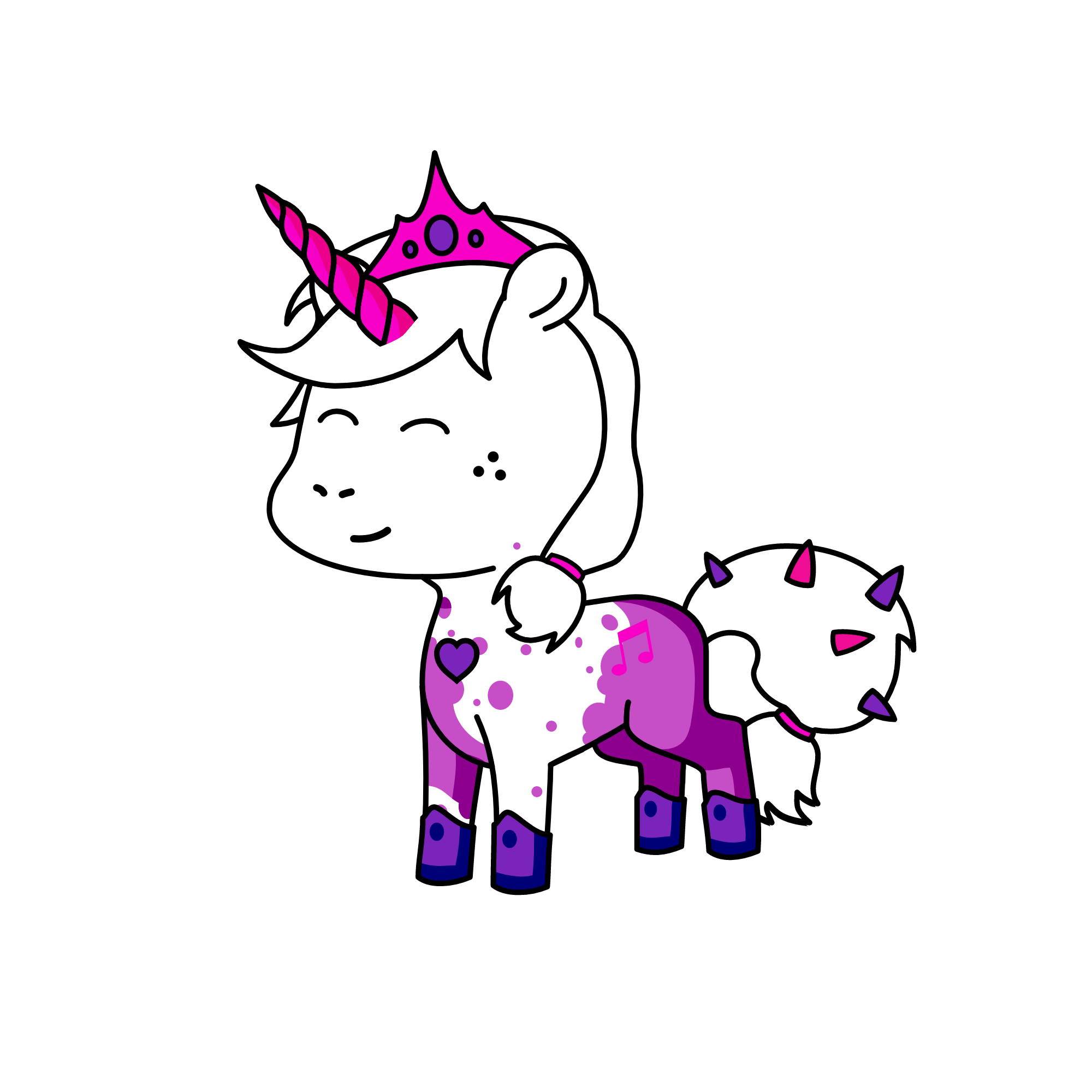 liirin cute unicorns, the unicorn