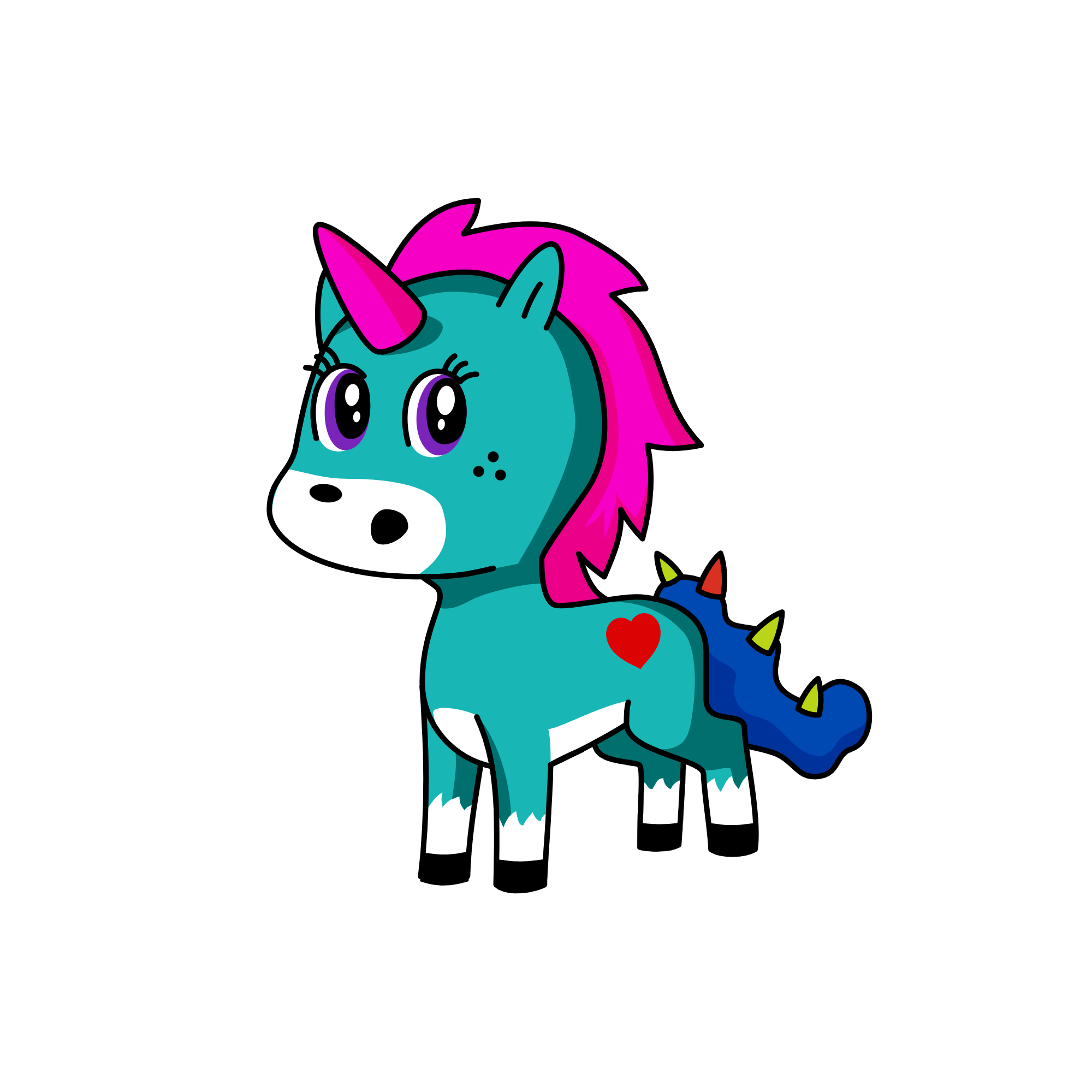 Muffkin, the unicorn