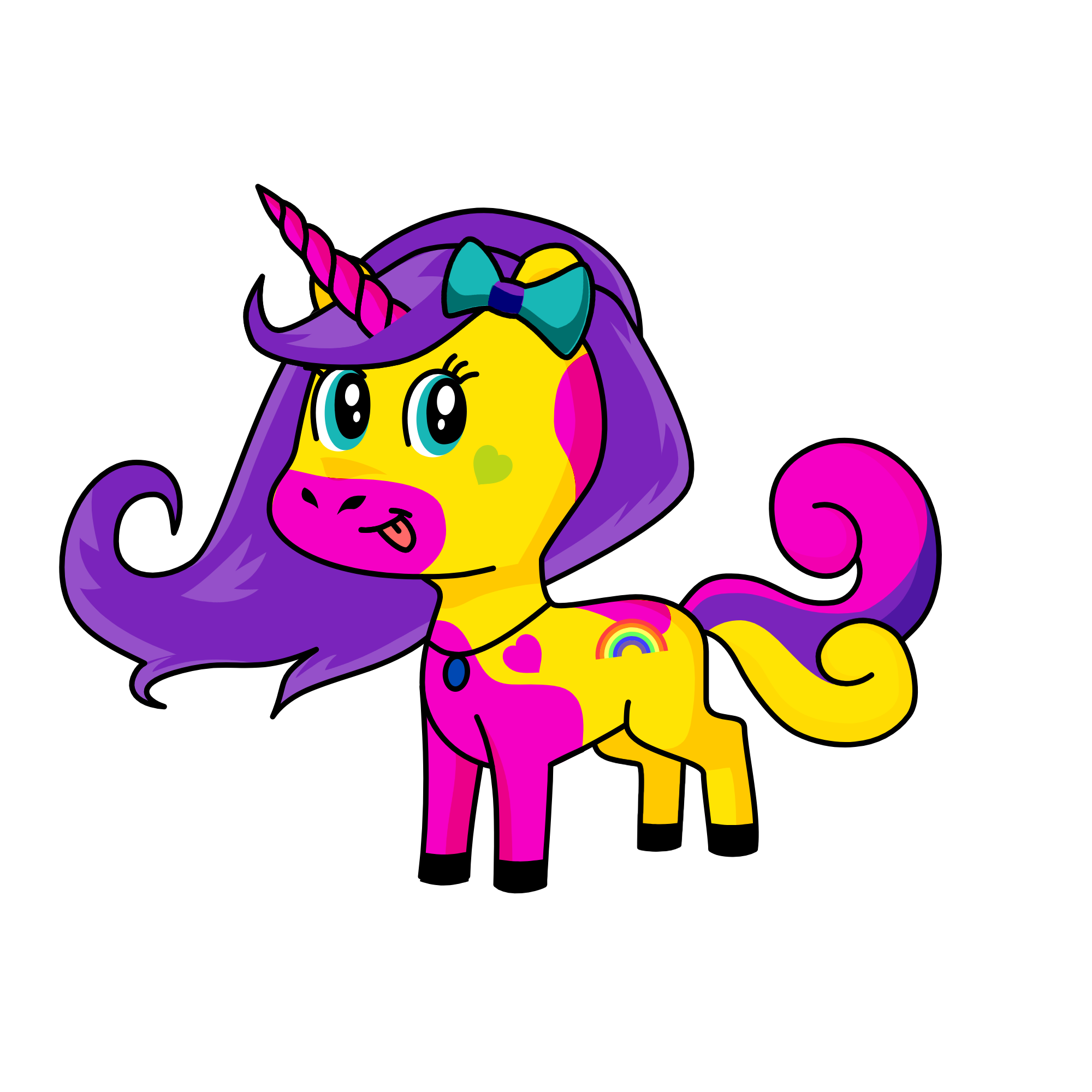 Cheeky, the unicorn