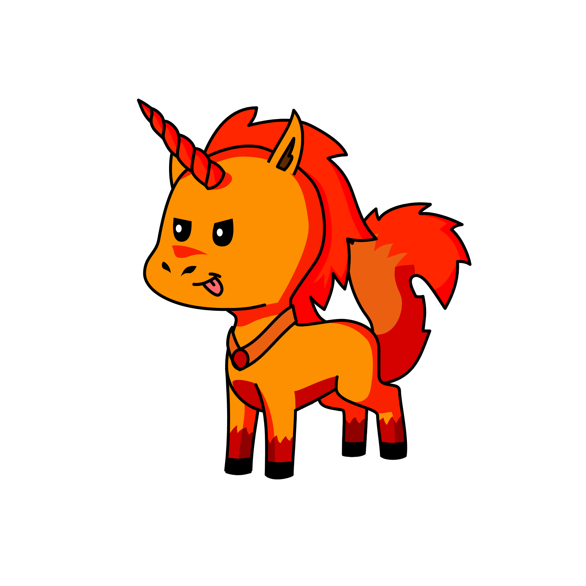 Ember, the unicorn