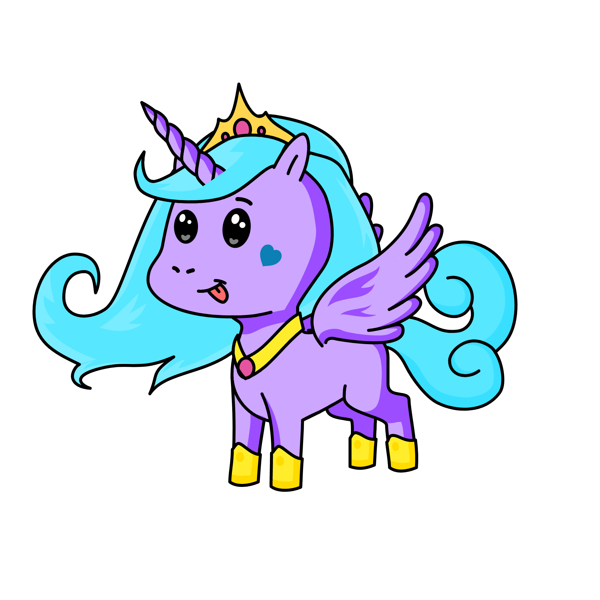 Princess Izzy, the unicorn