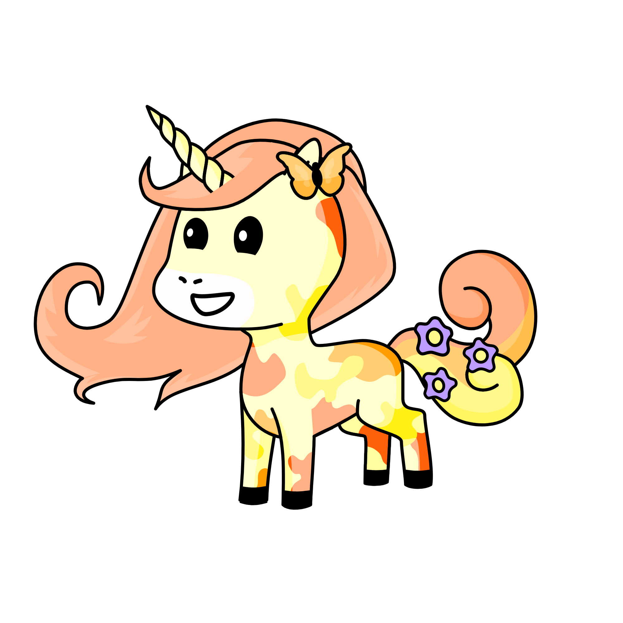Glow, the unicorn