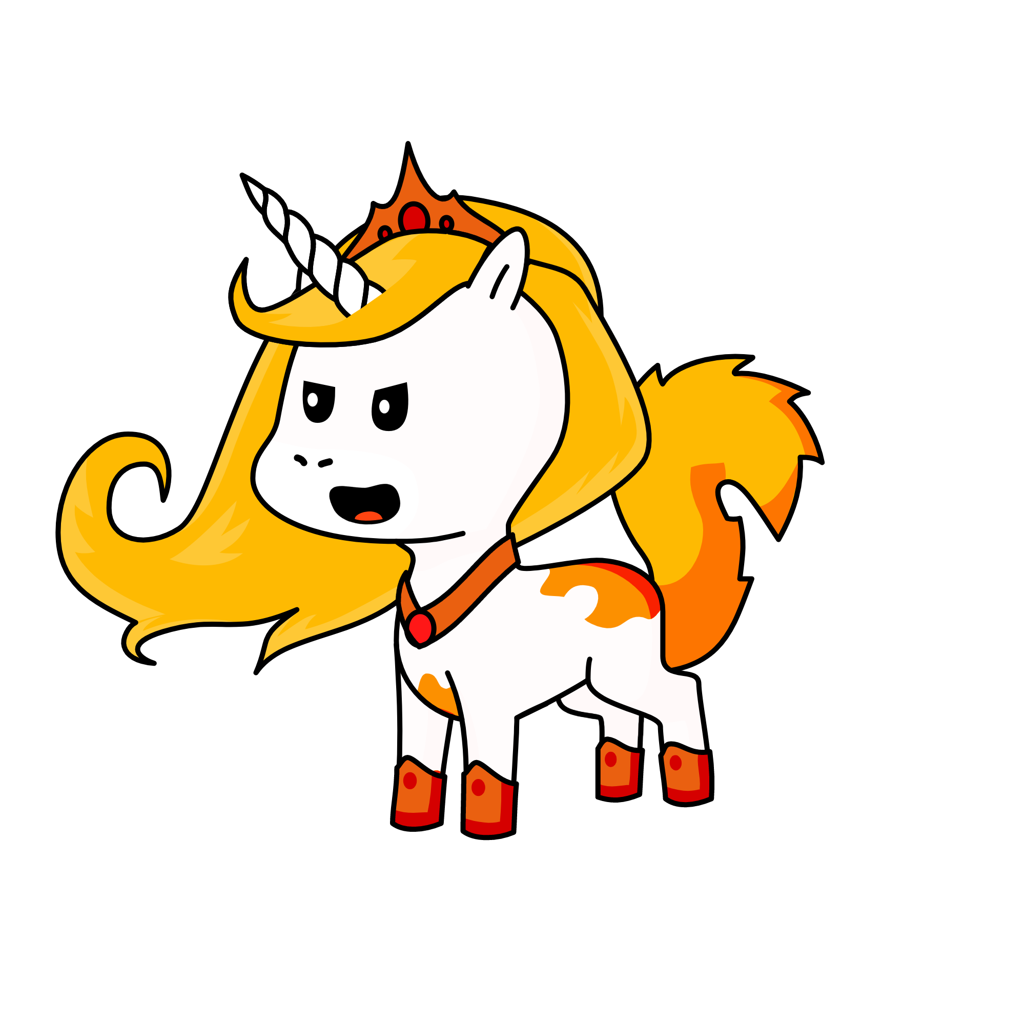 Evil Celestia, the unicorn