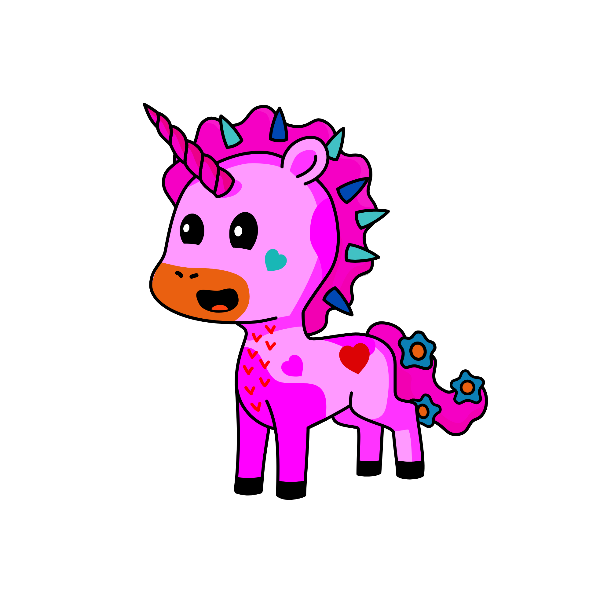 Kiss Hug, the unicorn