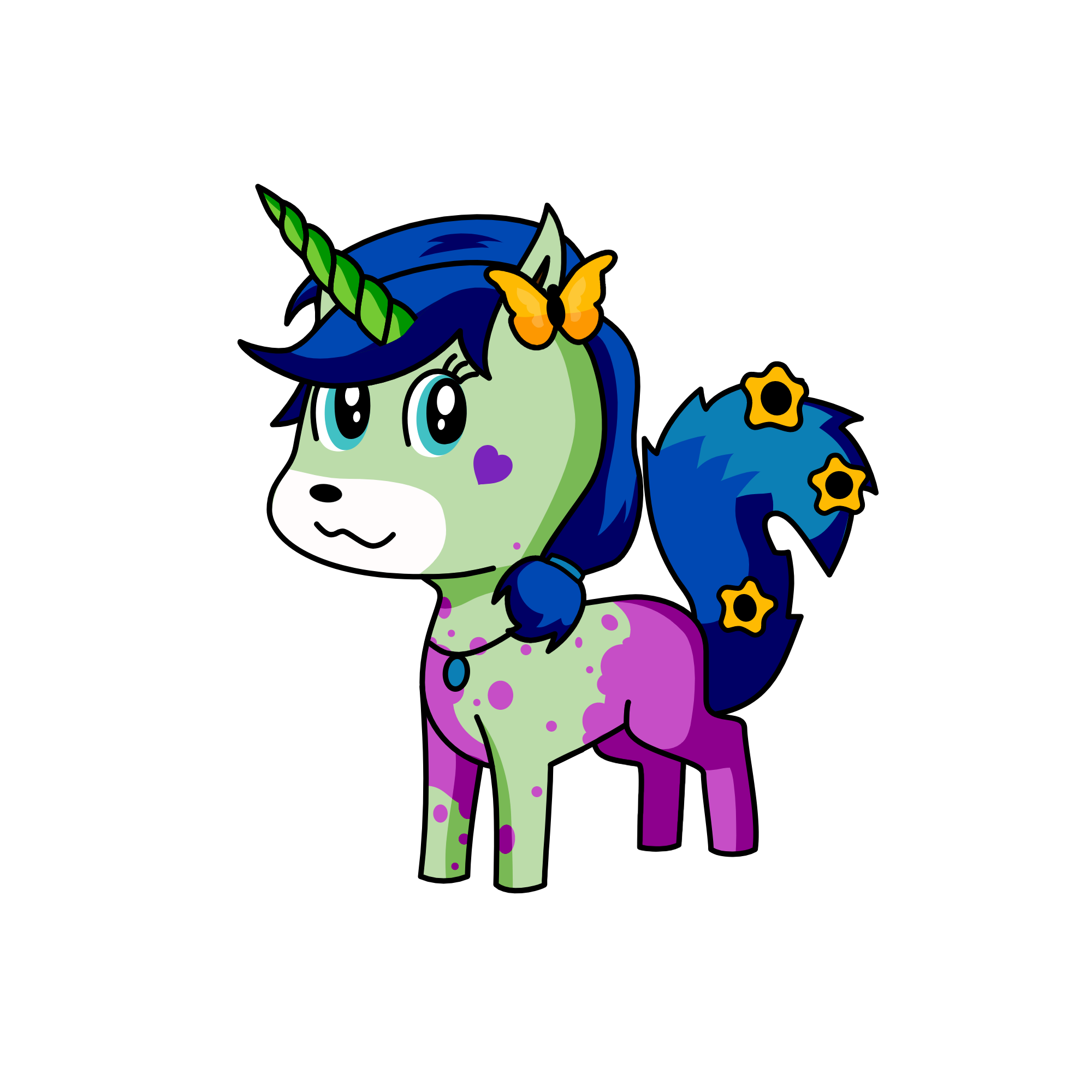 Cotton, the unicorn