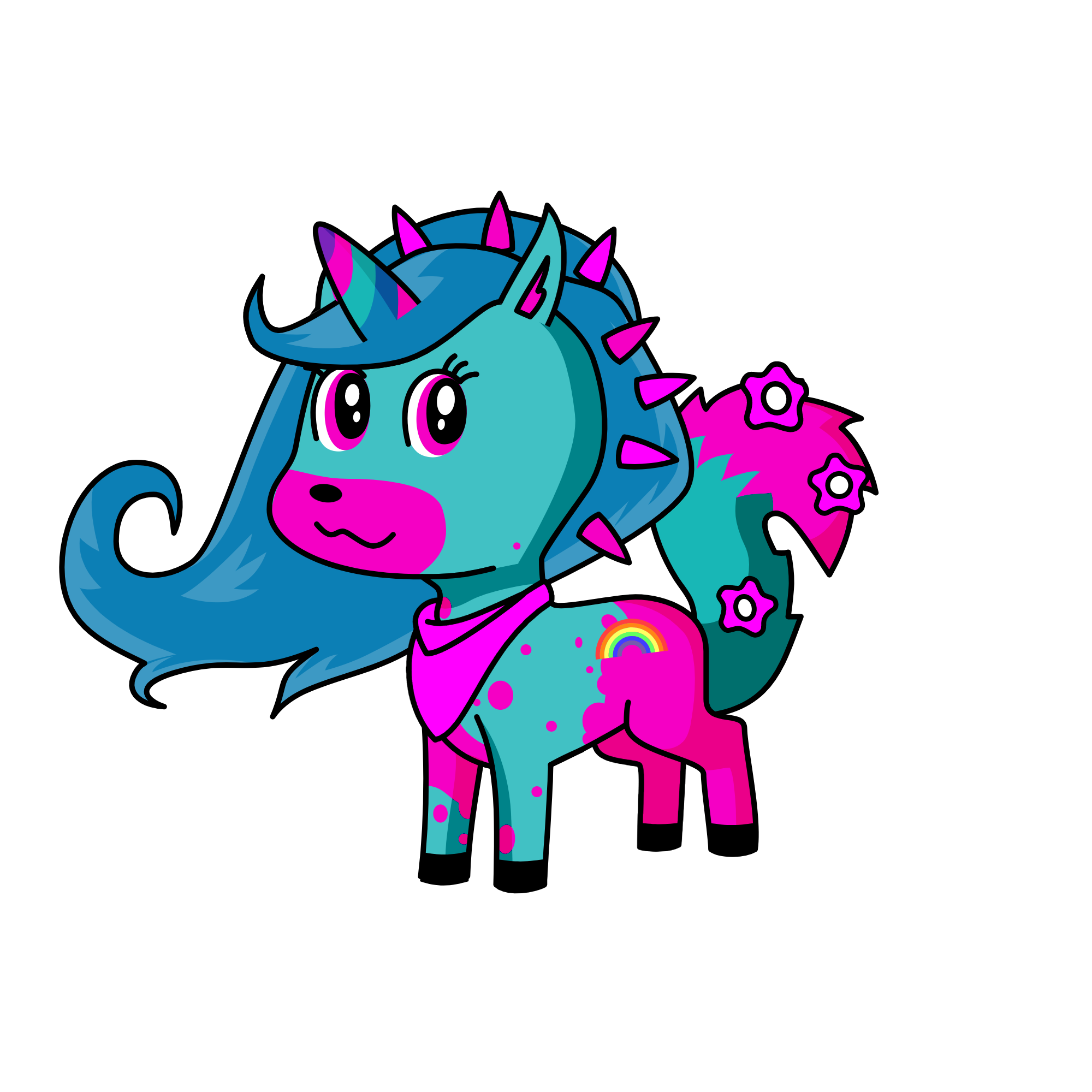 Rusty Rose, the unicorn
