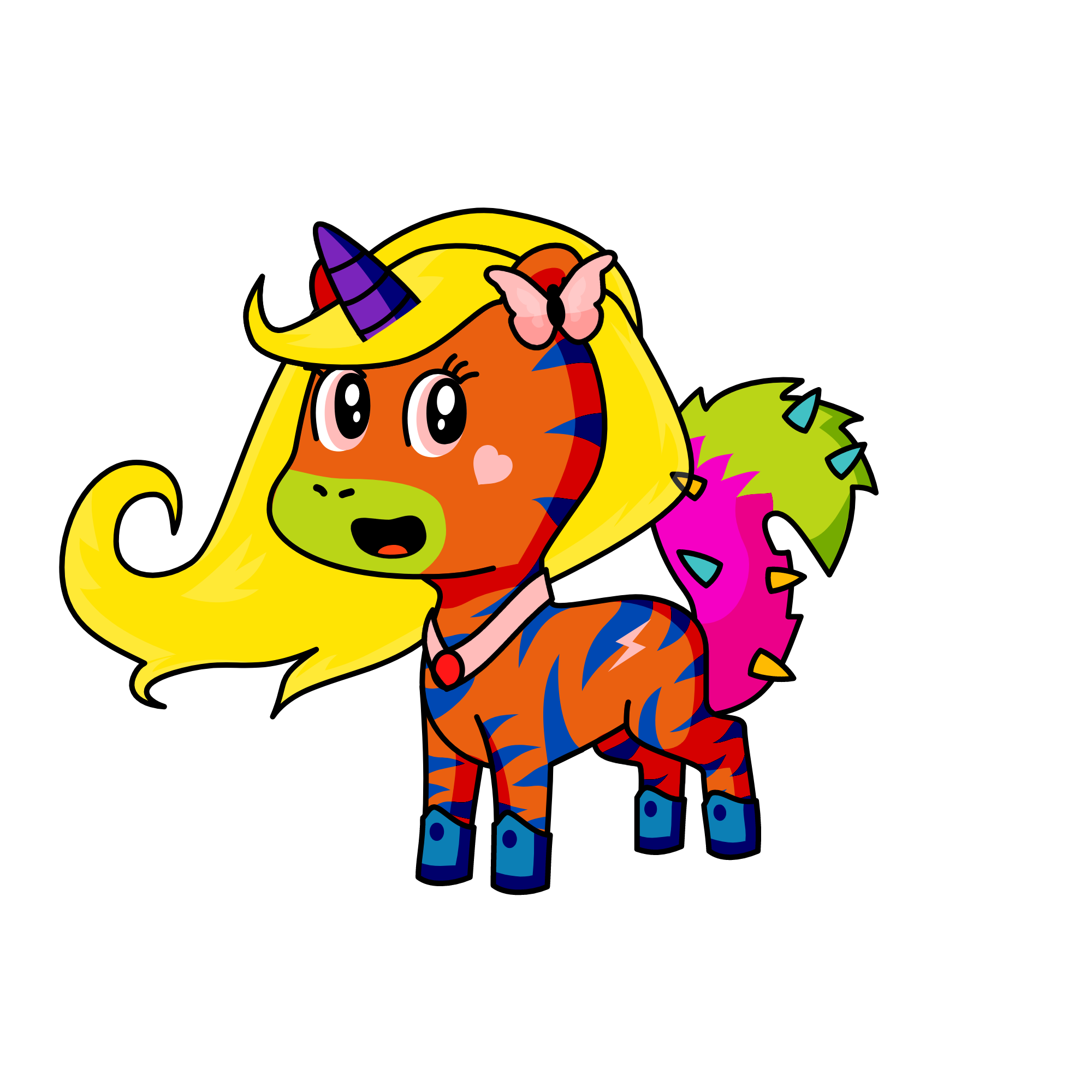 Rusty Rose, the unicorn