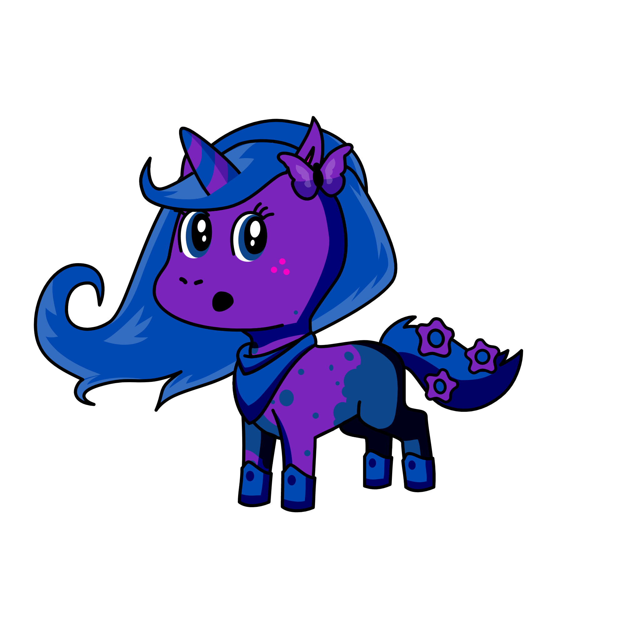 Midnight, the unicorn