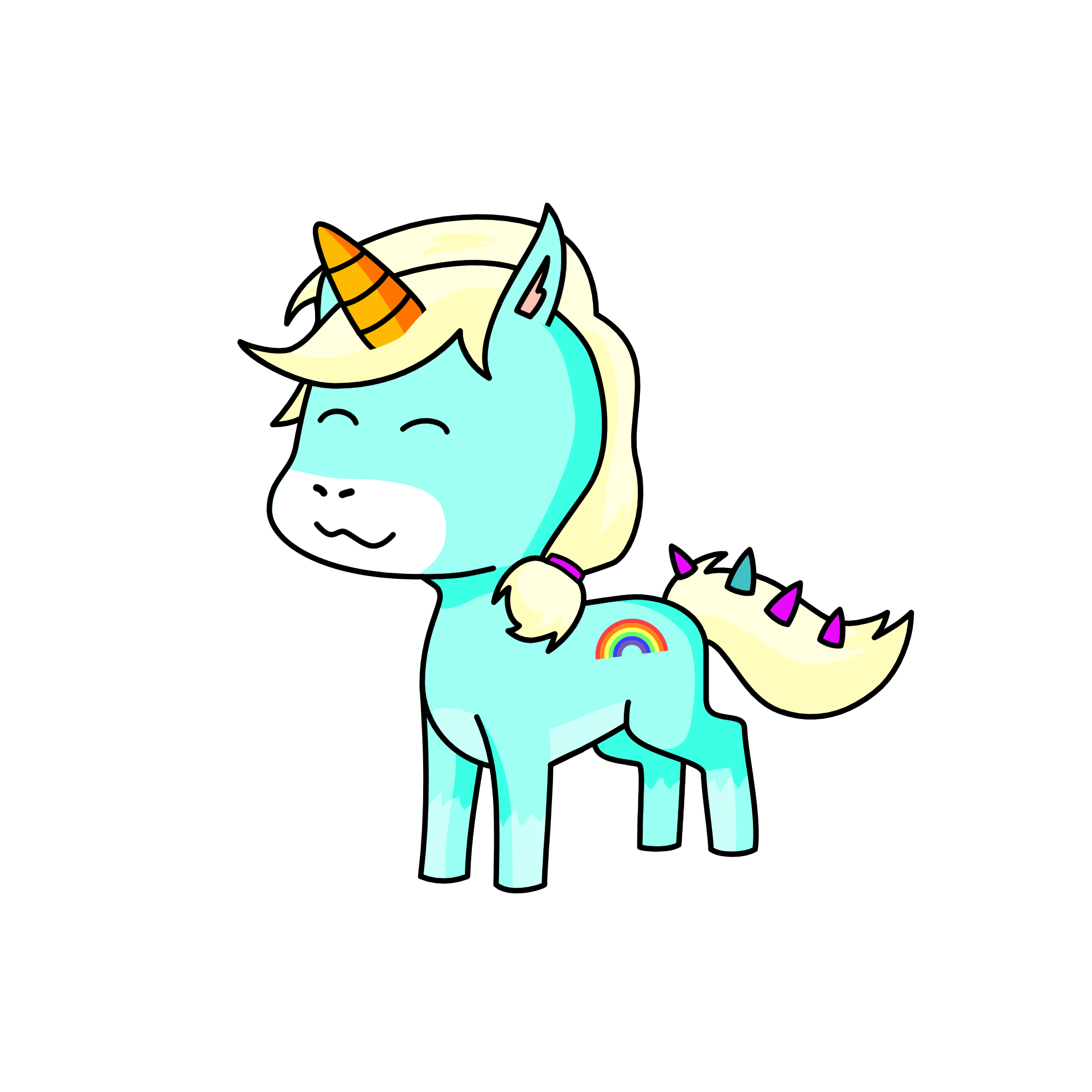 BlueLemon, the unicorn