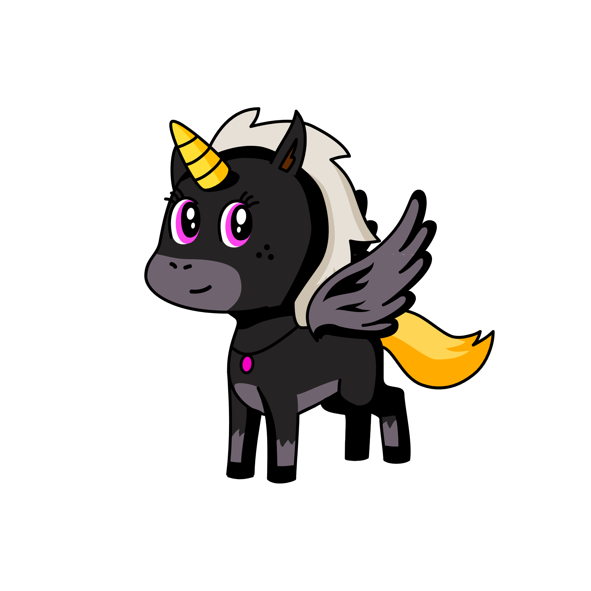 Moon🌒, the unicorn