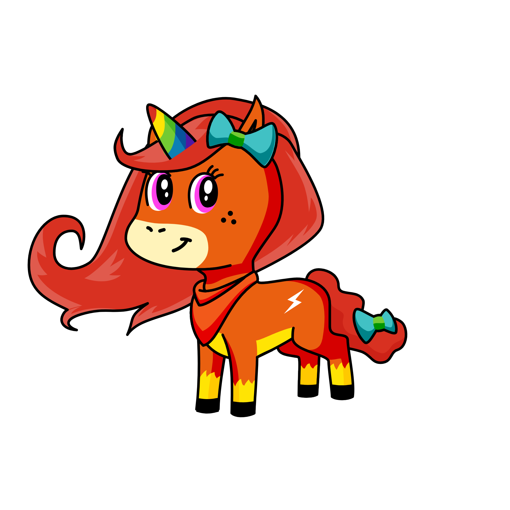 Dessert, the unicorn