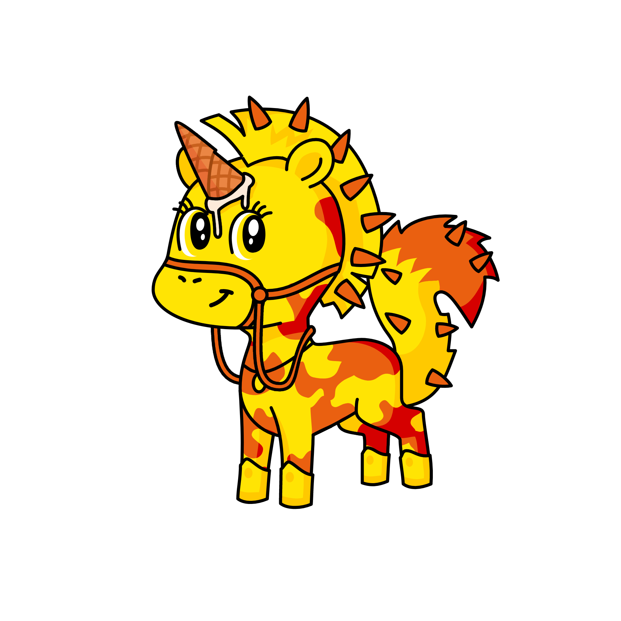 the sun, the unicorn